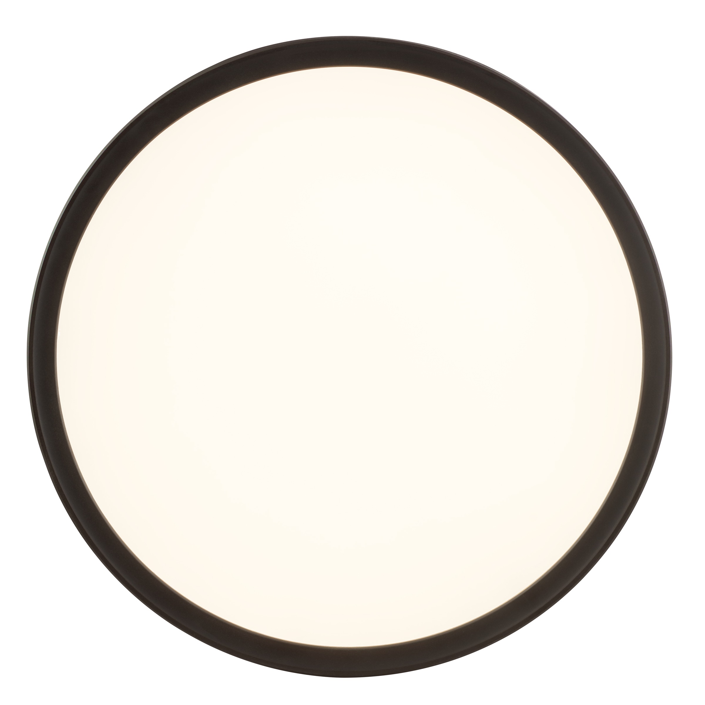 Hanseatic LED Panel »Liuca«, 1 flammig, Leuchtmittel LED-Modul | LED fest integriert, 29 cm, 2400 lm, 2700-6500 K, dimmbar, CCT über Wandschalter, schwarz
