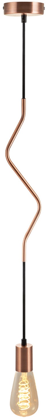 Paco Home Pendelleuchte »SNAKE«, 1 flammig, Leuchtmittel E27   ohne Leuchtm günstig online kaufen