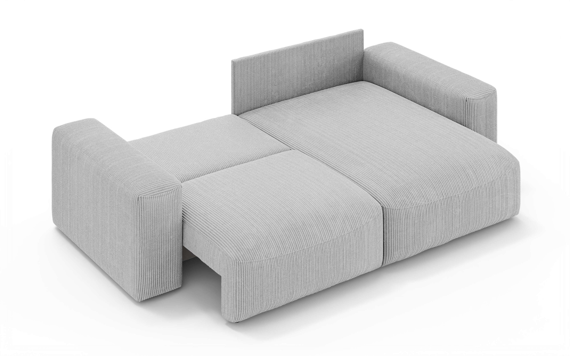 OTTO home Ecksofa »MATTS Schlafsofa mit Bettkasten, Maße B/T/H: 265/159/89 cm«, L-Form mit Recamiere rechts oder links, hoher Sitzkomfort