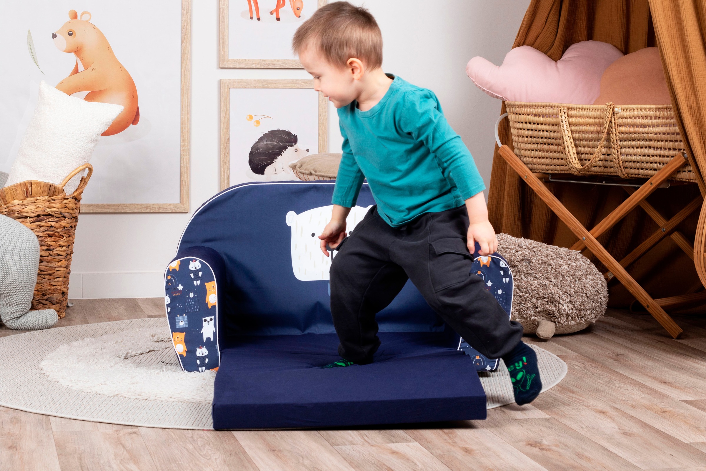 Knorrtoys® Sofa »Pretty bear«, für Kinder; Made in Europe