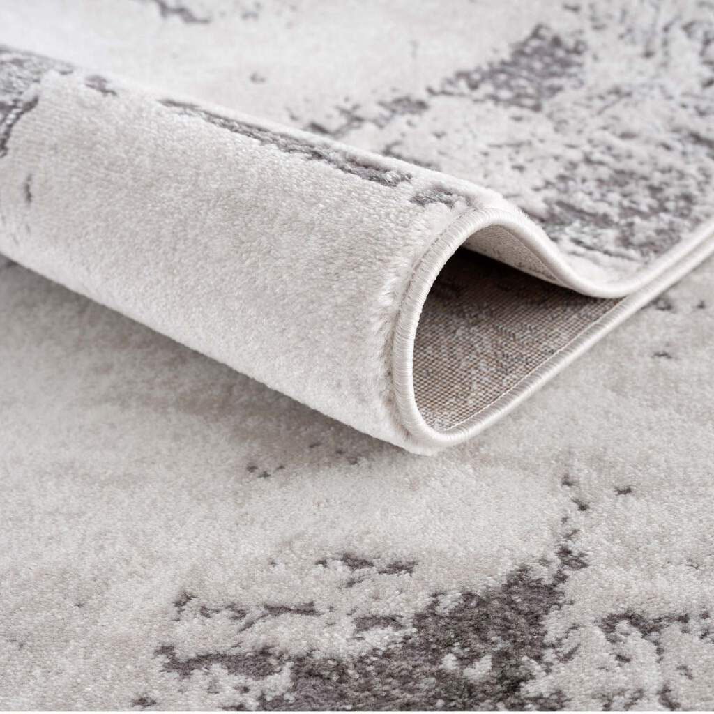 Carpet City Teppich »Chic«, rund, 11 mm Höhe, Kurzflor, Vintage-Optik, Weicher Flor