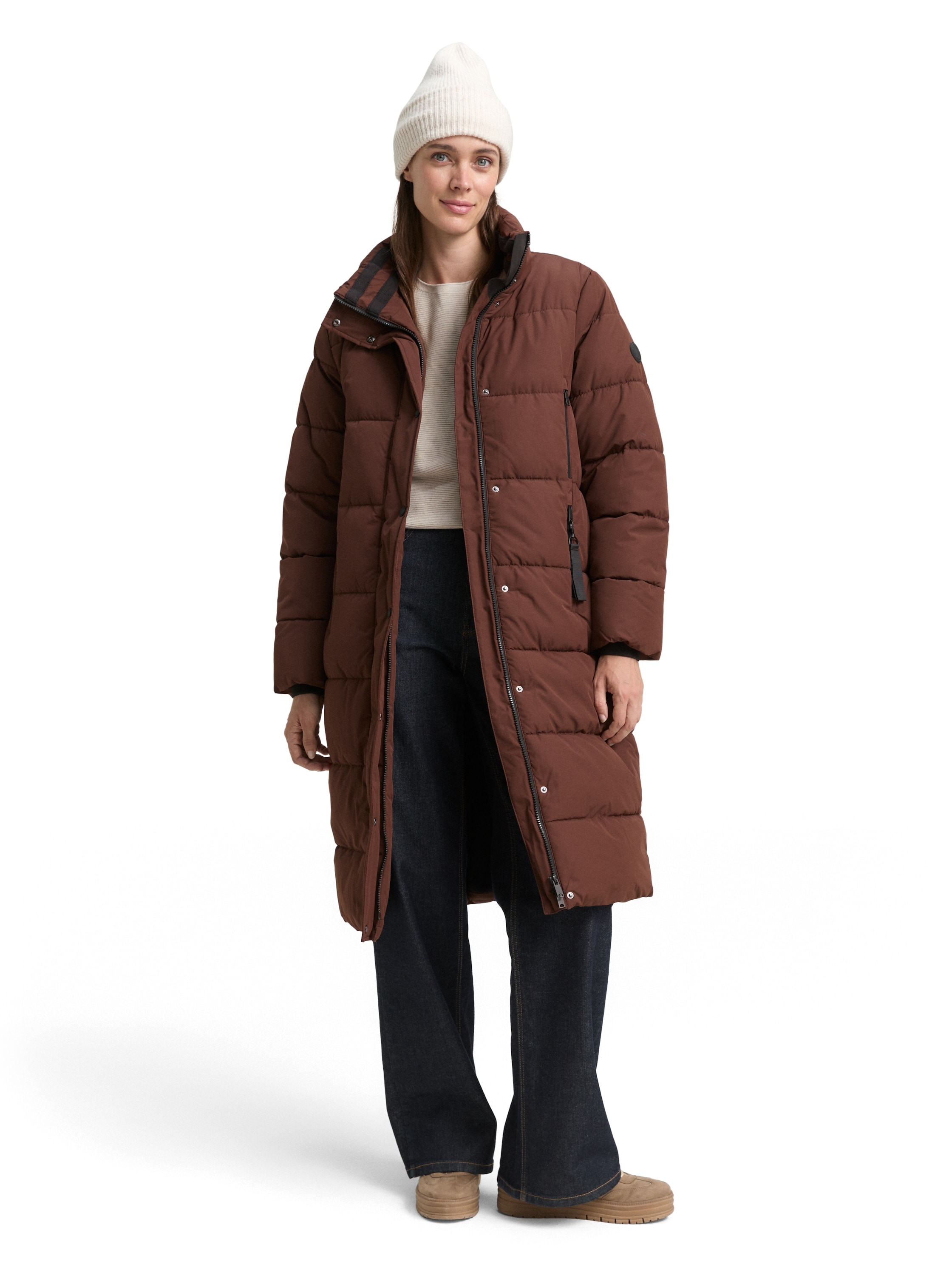 TOM TAILOR Steppmantel mit Kapuze