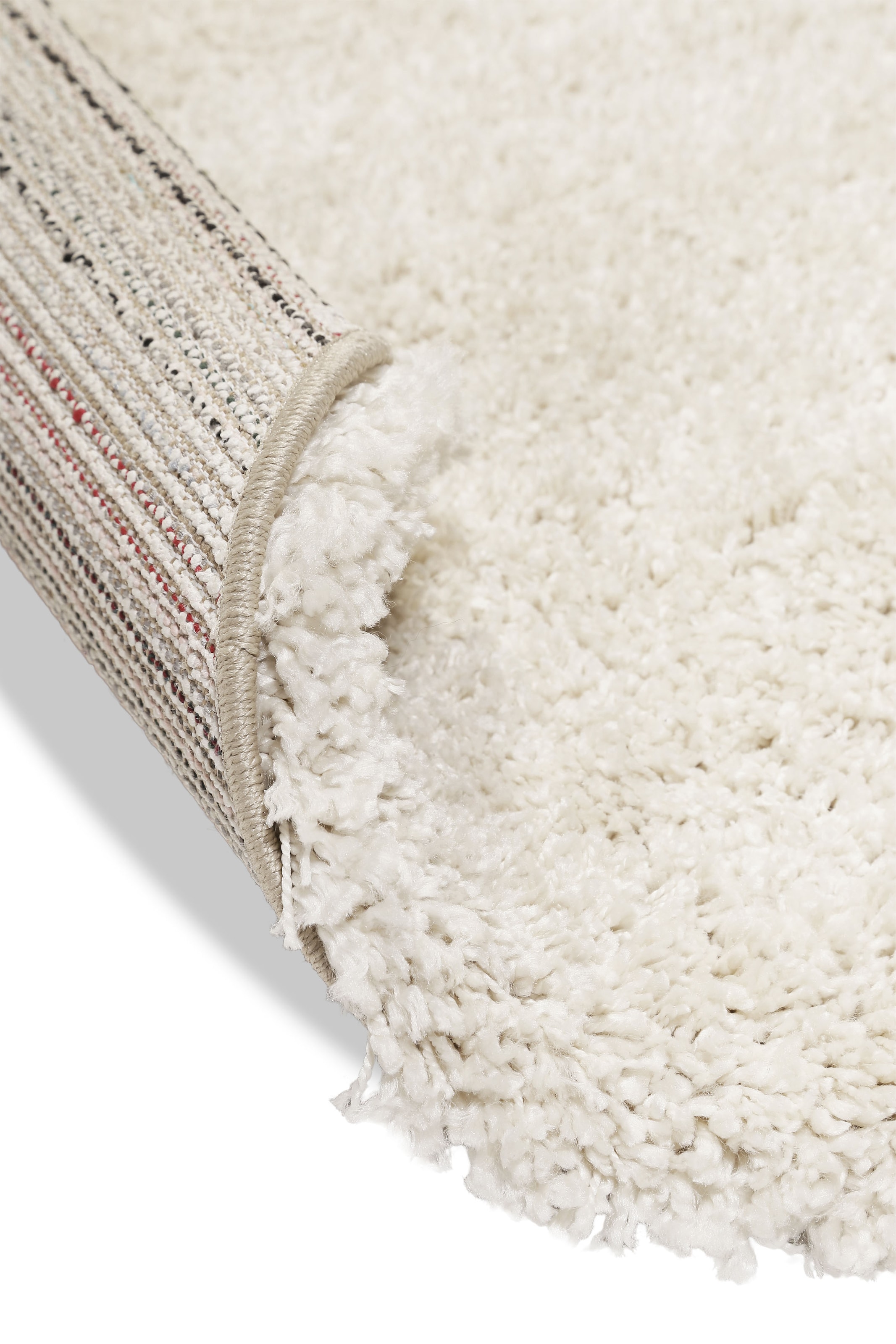 Wecon home Basics Hochflor-Teppich »Paula«, rund, 55 mm Höhe, Wohnzimmer