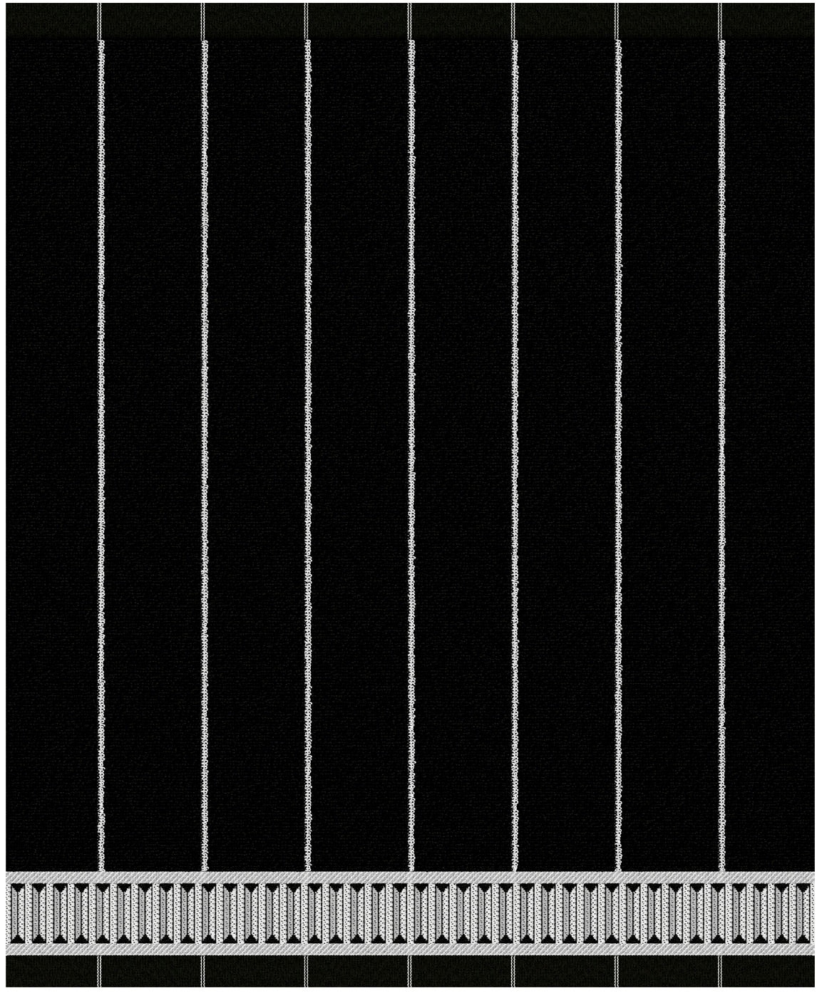 DDDDD Geschirrtuch »DDDDD Küchenhandtuch Jules 50x55 Anthrazit (6er-Pack)« schnell trocknend, 100% Baumwolle, mit klassischen Nadelstreifen