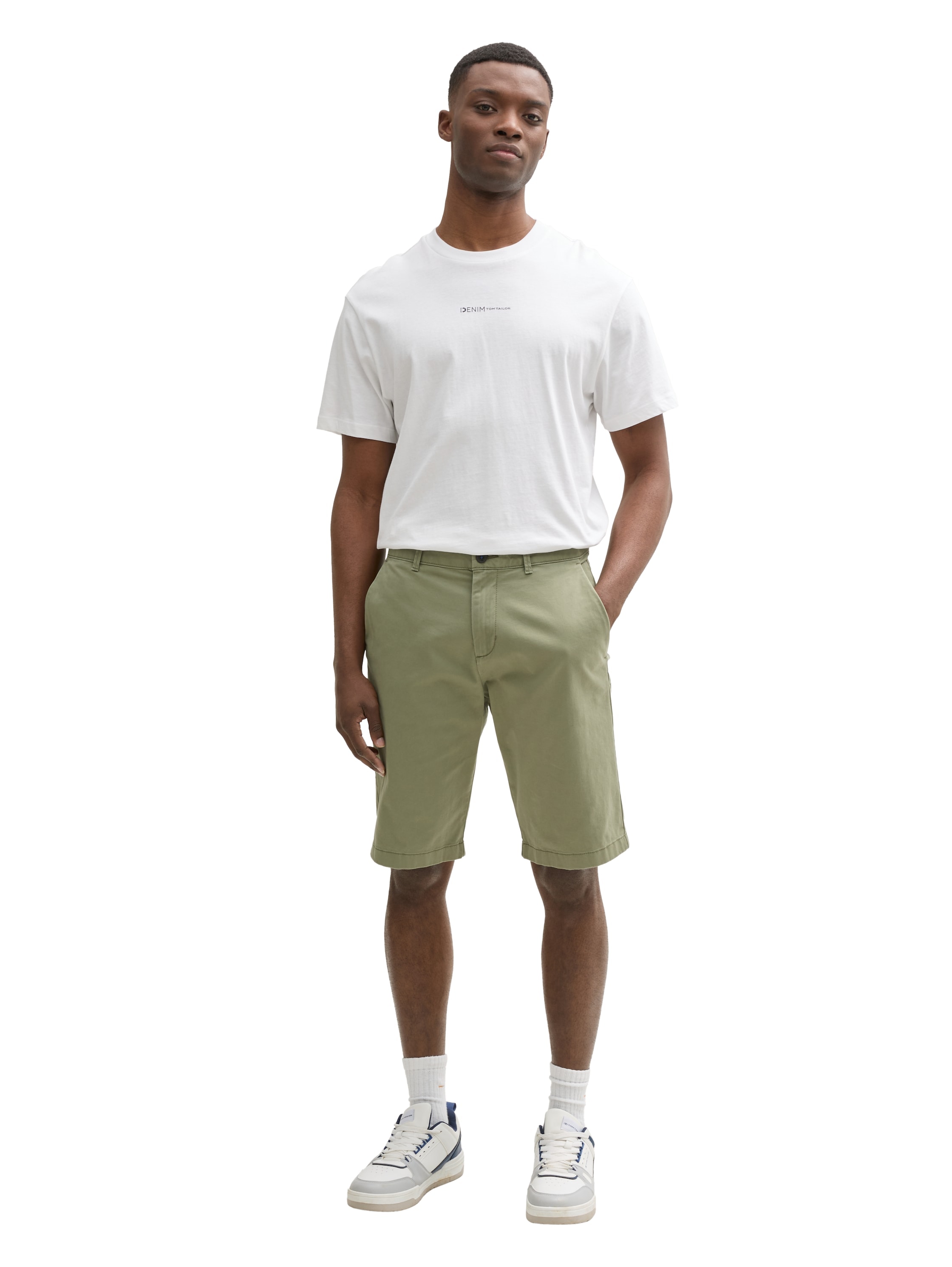 TOM TAILOR Denim Chinoshorts, Sommerhose mit Taschen