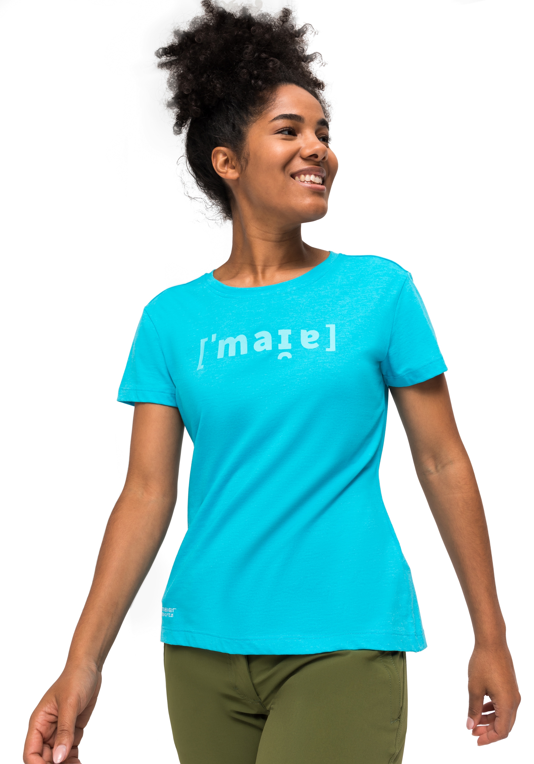 Maier Sports T-Shirt »Phonetic Tee W«, Damen Kurzarmshirt mit Print für  Wandern und Freizeit kaufen