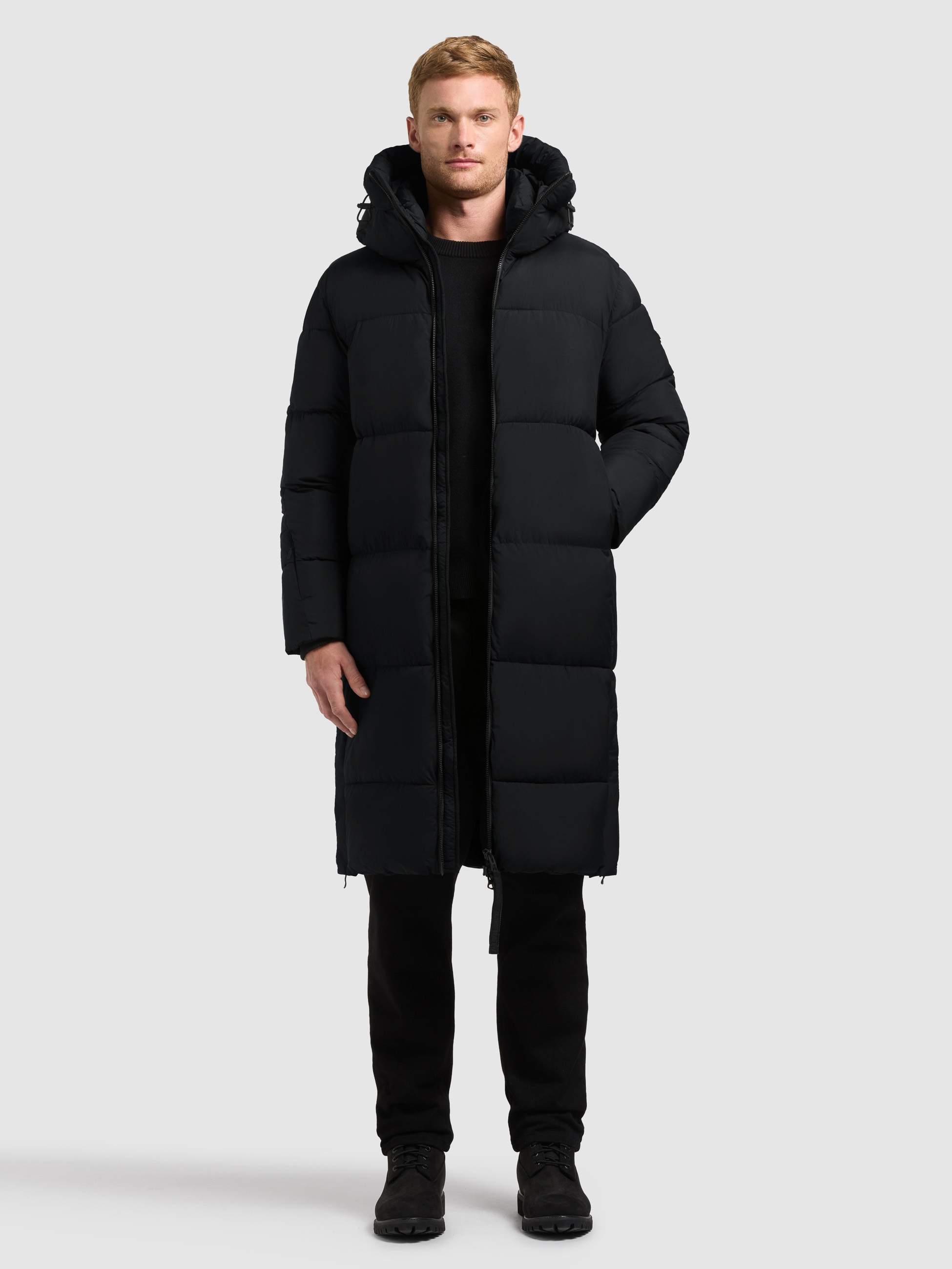 khujo Steppjacke »DASH2« mit Kapuze mit wasserabweisender PU-Beschichtung