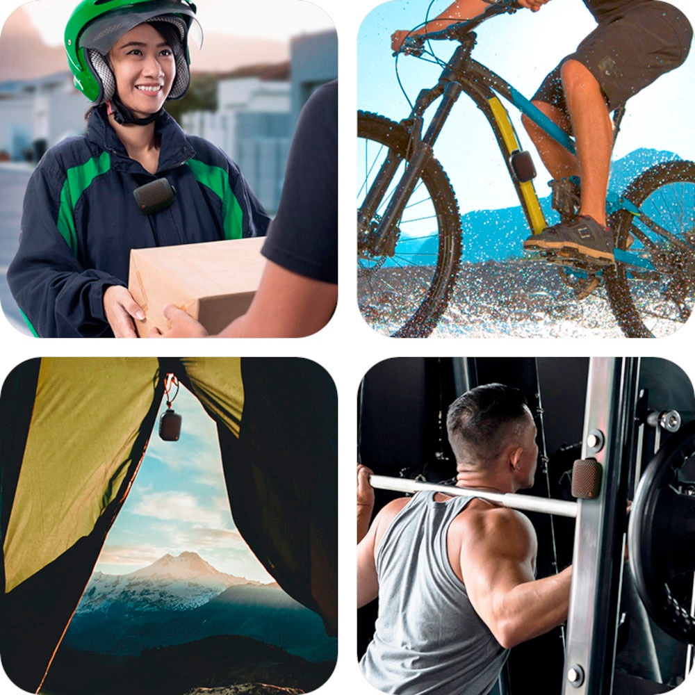 Creative Lautsprecher »Muvo Free«, Wasserfest IPX5, Bluetooth 5.4, 9 h Gesamtspielzeit