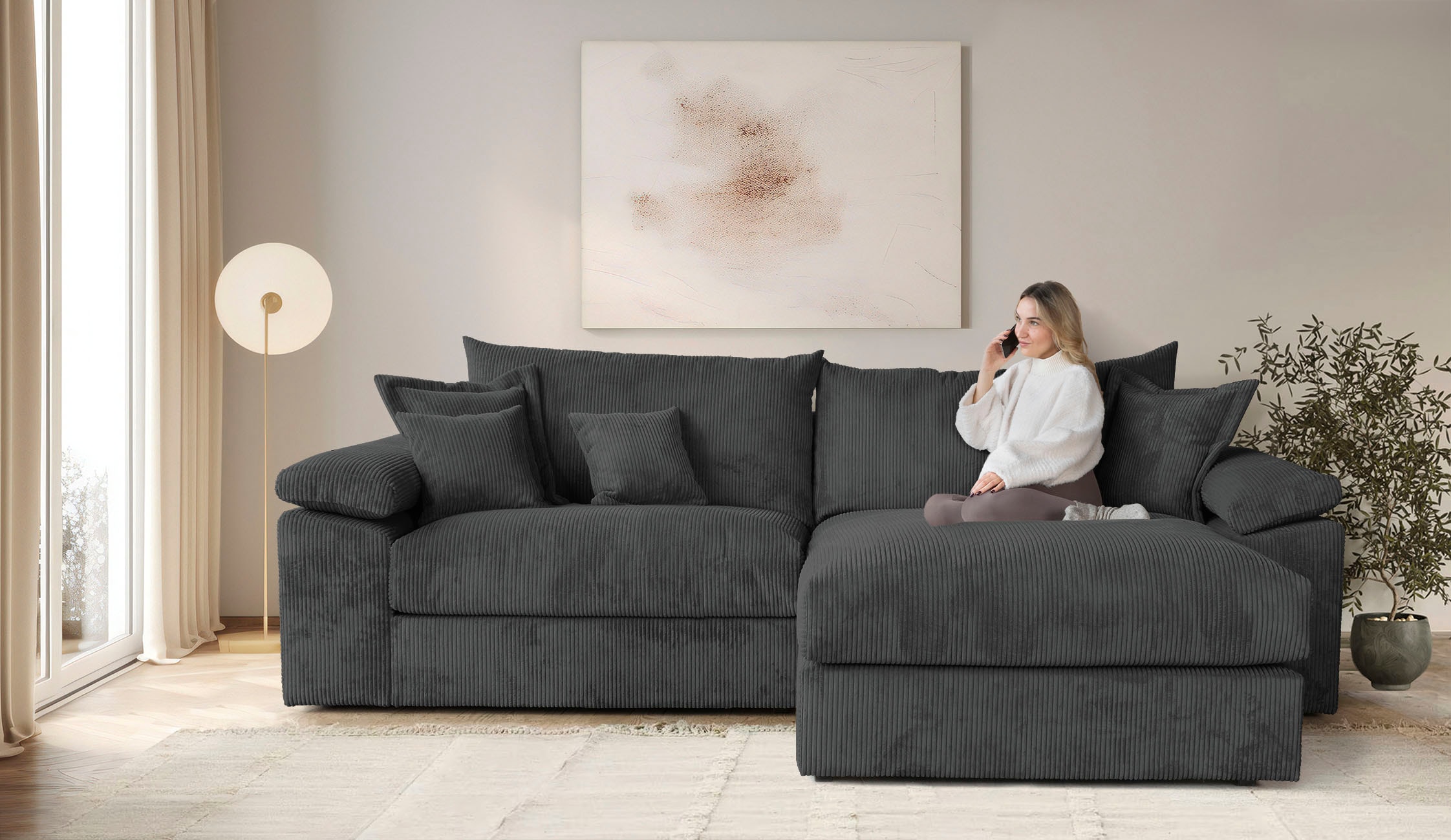 Home affaire Ecksofa »Soft&Cosy XXL L-Form, B: 303 cm - OTTO. Verlässliche günstig online kaufen