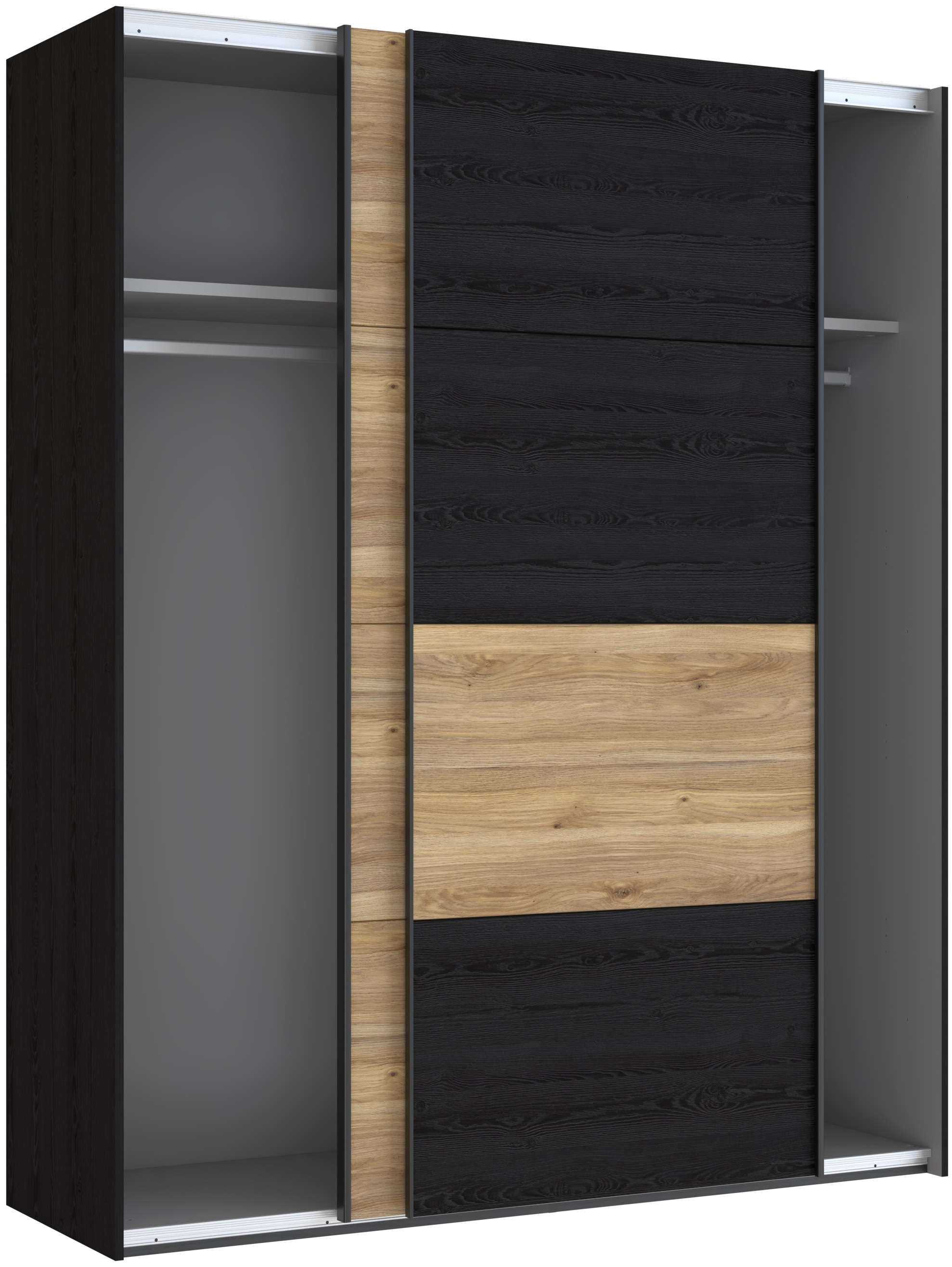 FORTE Schwebetürenschrank »Lya«, Schwebetürenschrank, viel Platz modernes Design