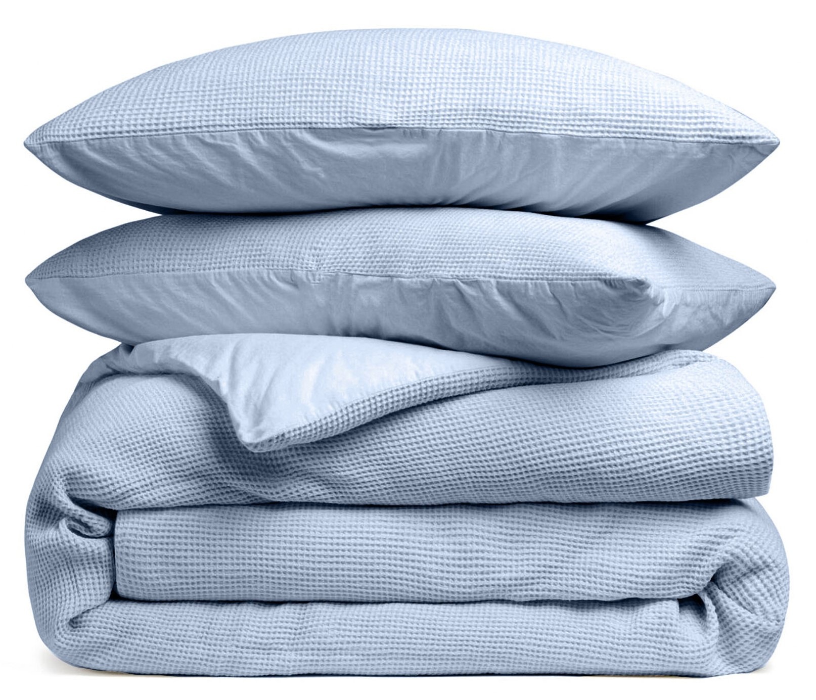 Heckett & Lane Wendebettwäsche »Vafala« 2 Stk. tlg. Waffelmuster,100% Baumwolle ab 135x200 cm.