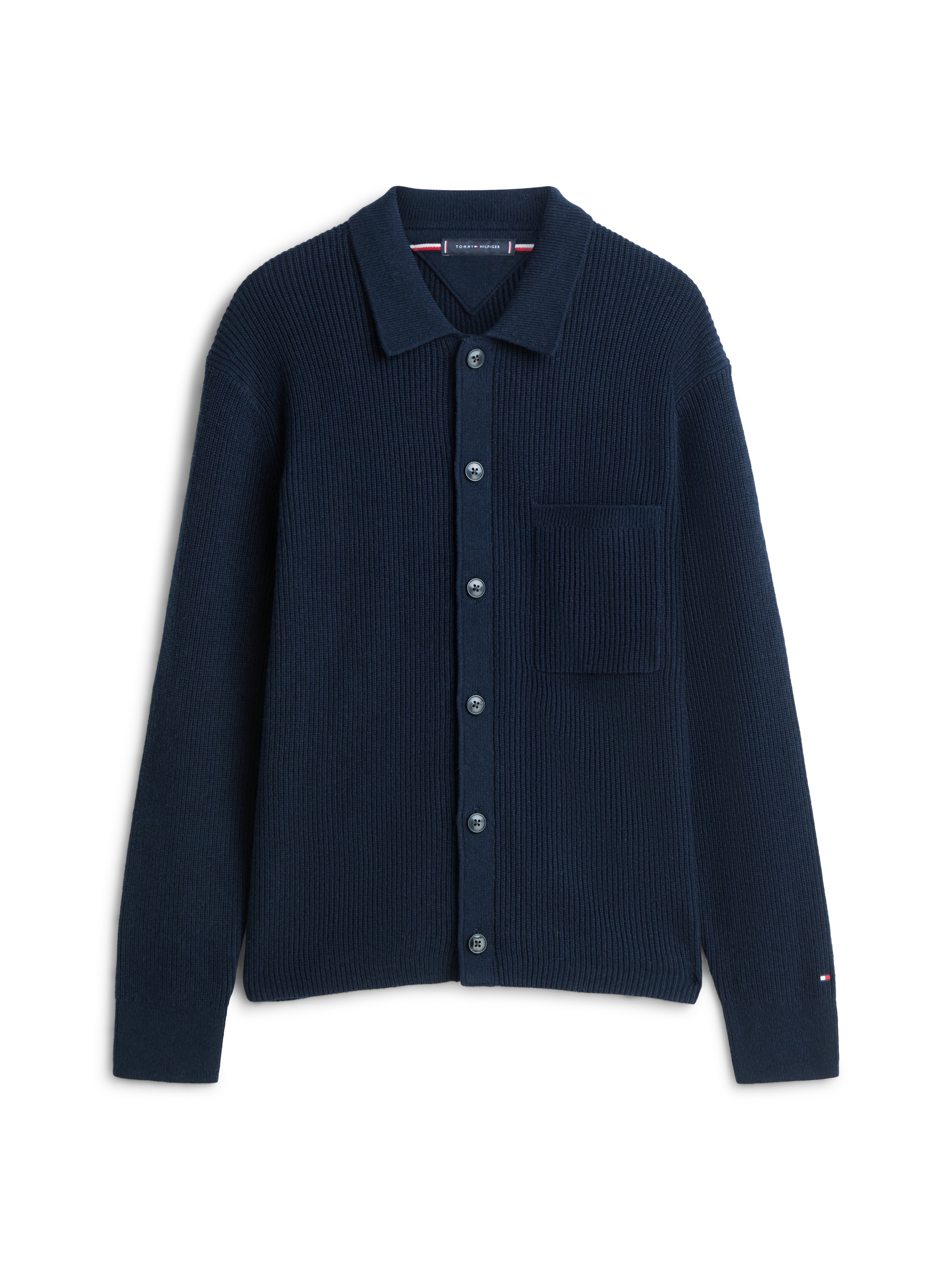 Tommy Hilfiger Cardigan »FISHERMAN RIB COACH«