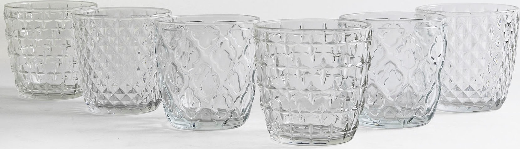 Villa d'Este Gläser-Set »Diversity«, (Set, 6 tlg.), Wassergläser-Set, 6-teilig, Inhalt 325 ml