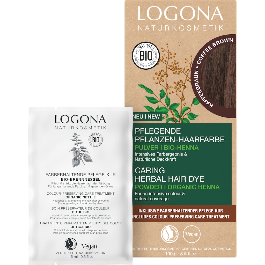 LOGONA Haarfarbe »Pflanzen-Haarfarbe Pulver«