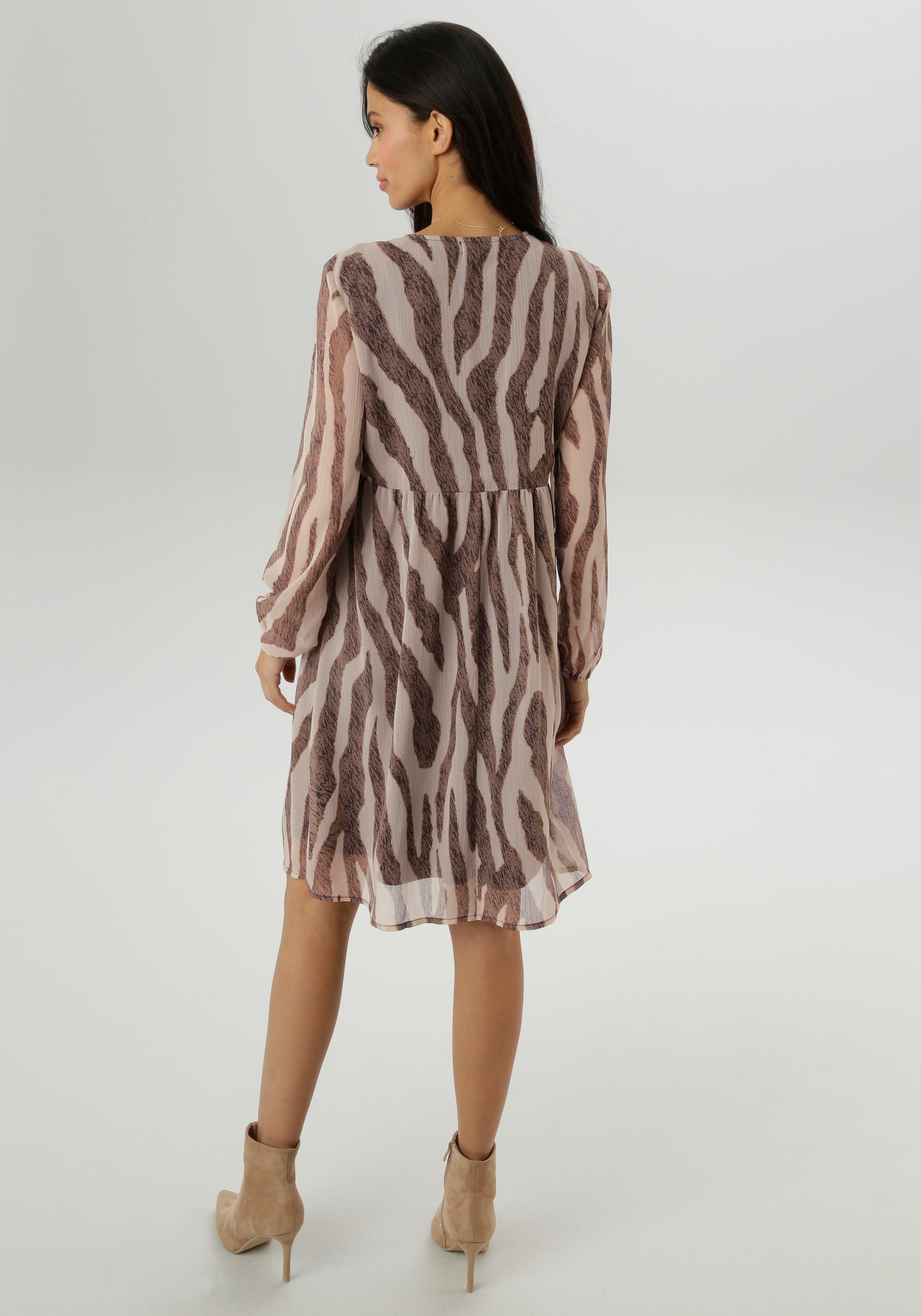Aniston SELECTED Tunikakleid, mit fantasievollem Animalprint allover - NEUE KOLLEKTION