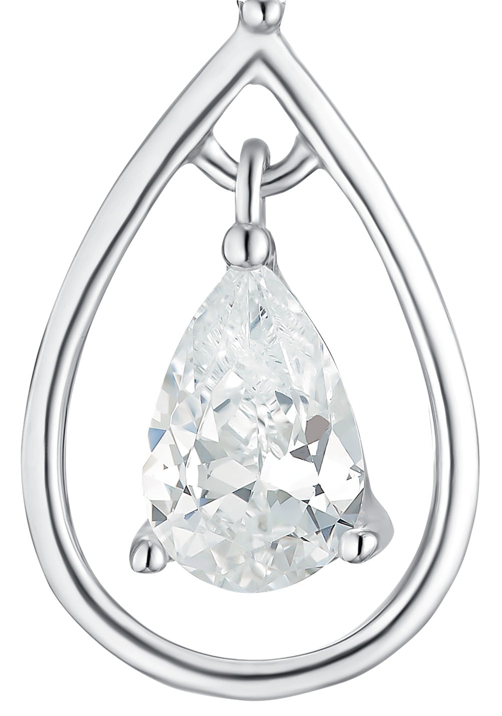 Amor Paar Ohrhänger »Tropfen« mit Zirkonia (synth.)