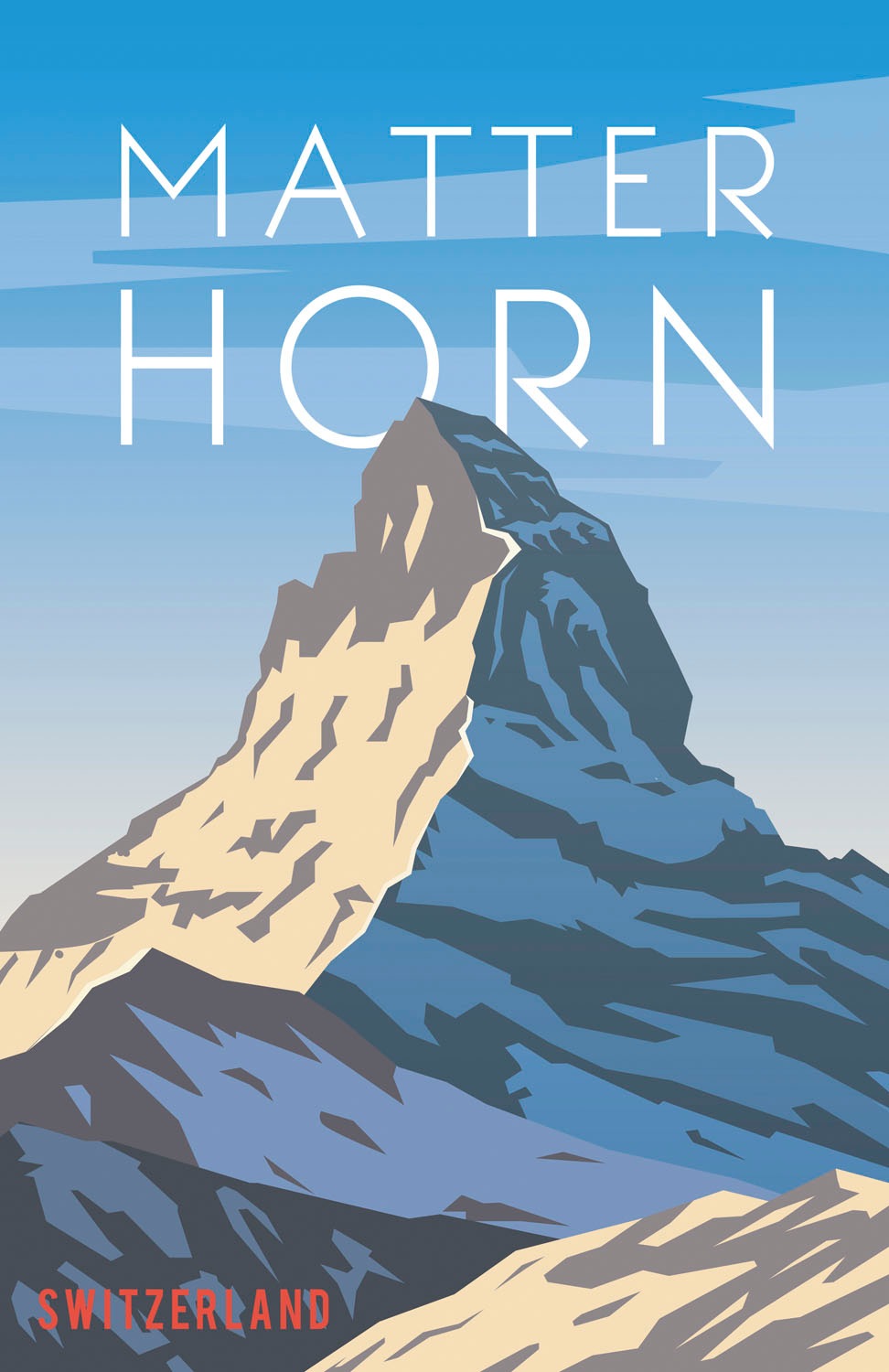 queence Metallbild »Matterhorn III« Berge & Alpenbilder 1 Stk. tlg. Stahlsc günstig online kaufen
