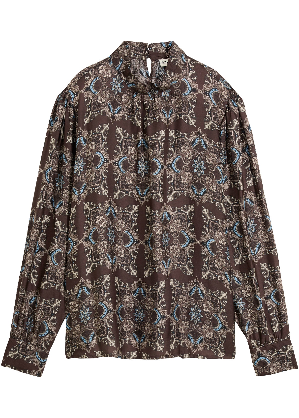 bonprix Tunika aus Cupro und Seide, mit seidig-weicher Haptik, Loose Fit