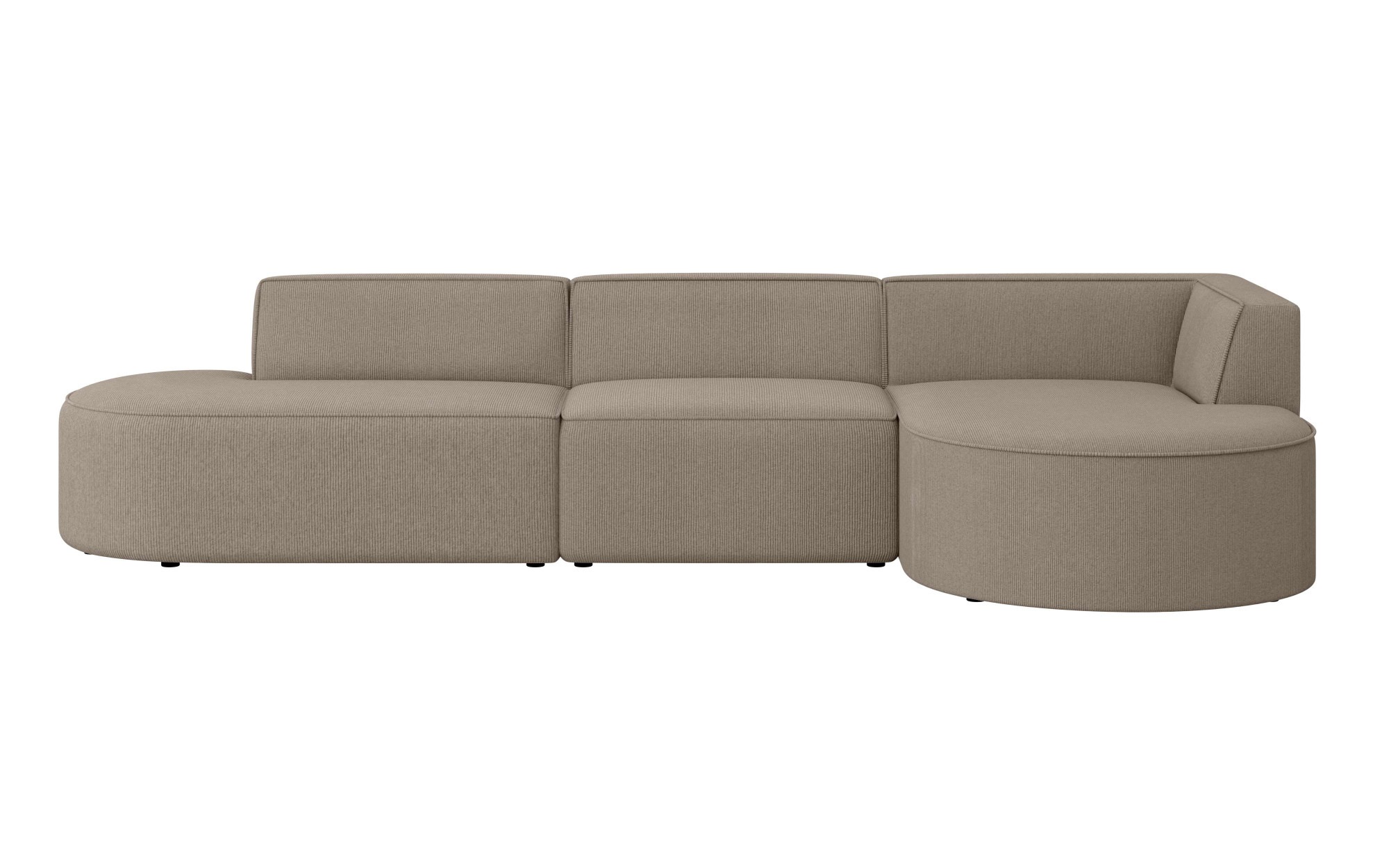 OTTO home Ecksofa »EIVIND Designer Sofa mit Ottomane rechts/links, B/T/H: 3 günstig online kaufen