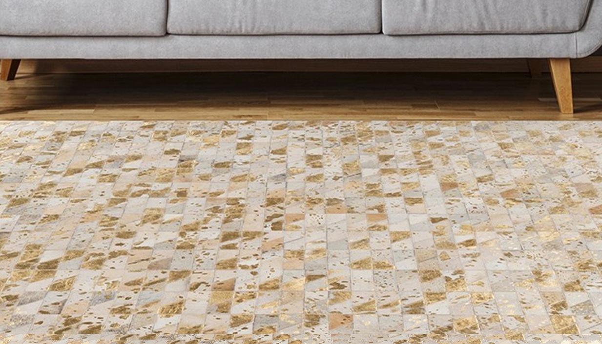 Padiro Lederteppich "Lavin 725 - Fellteppich" rechteckig 8 mm Höhe 100% Rin günstig online kaufen