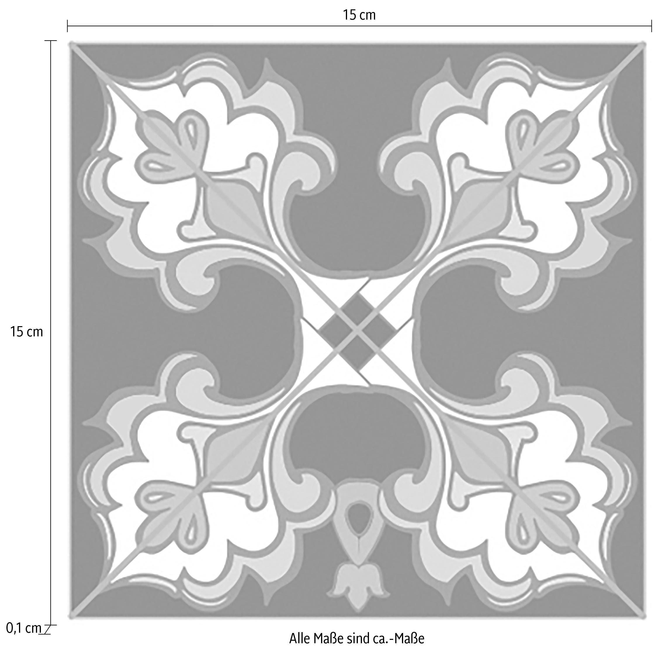 queence Fliesenaufkleber »Muster«, (12 St.), Stickerfliesen, selbstklebend, Sticker