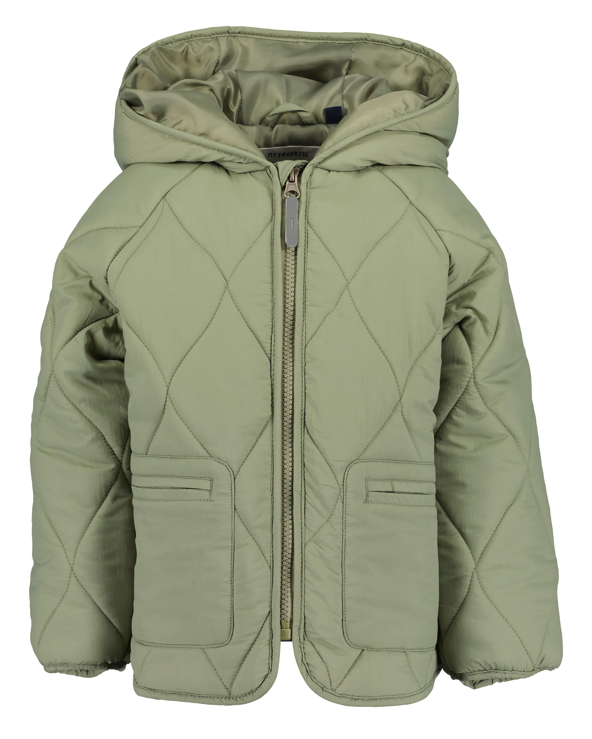 Blue Seven Steppjacke, mit Kapuze, hinten mit reflektierendem Detail