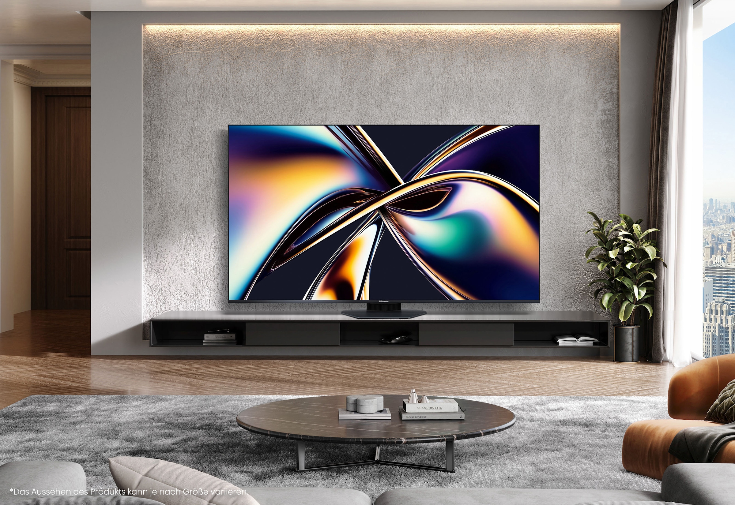 Hisense QLED Mini LED-Fernseher »75U8Q« 189 cm/75 ″ Smart-TV 4K UHD MiniLED Smart TV