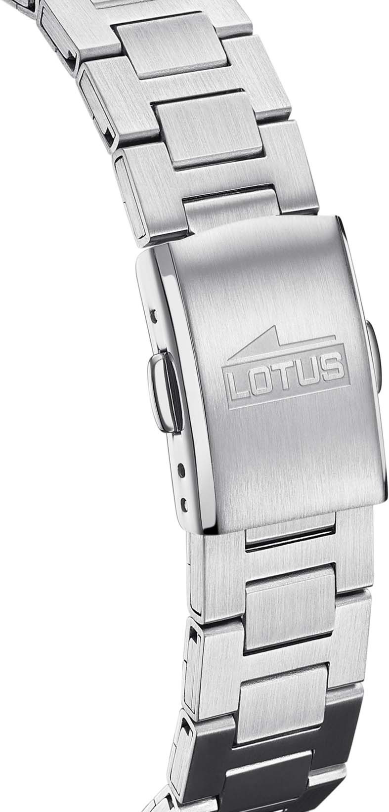Lotus Quarzuhr, Armbanduhr, Damenuhr, Edelstahlarmband, bis 10 bar wasserdicht