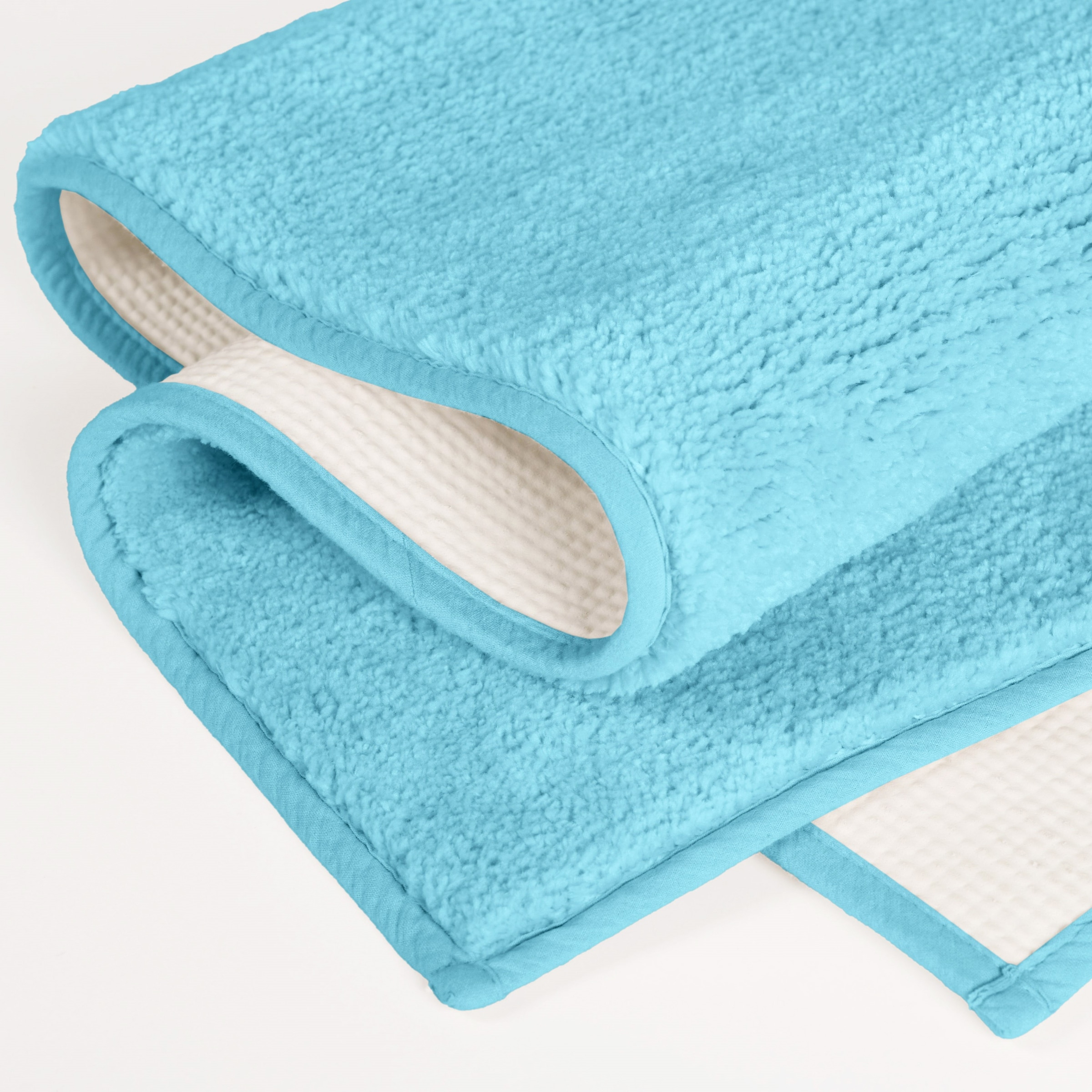 my home Badematte »Vanessa, Badvorleger, Badezimmer Teppich«, rutschhemmend beschichtet, schnell trocknend-fußbodenheizungsgeeignet-strapazierfähig, Badteppich, weiche Haptik, unifarben