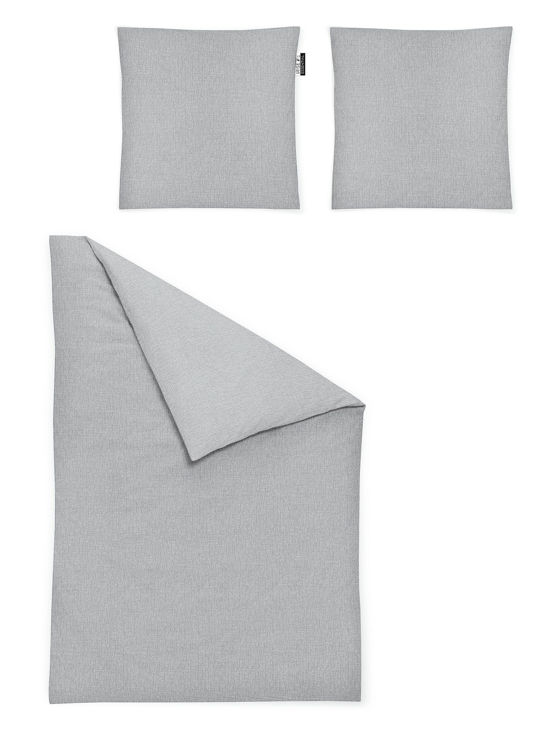Irisette Bettwäsche »Carla in Gr. 135x200, 155x220 oder 200x200 cm«, Bettwäsche aus Baumwolle, Bettwäsche mit Reißverschluss