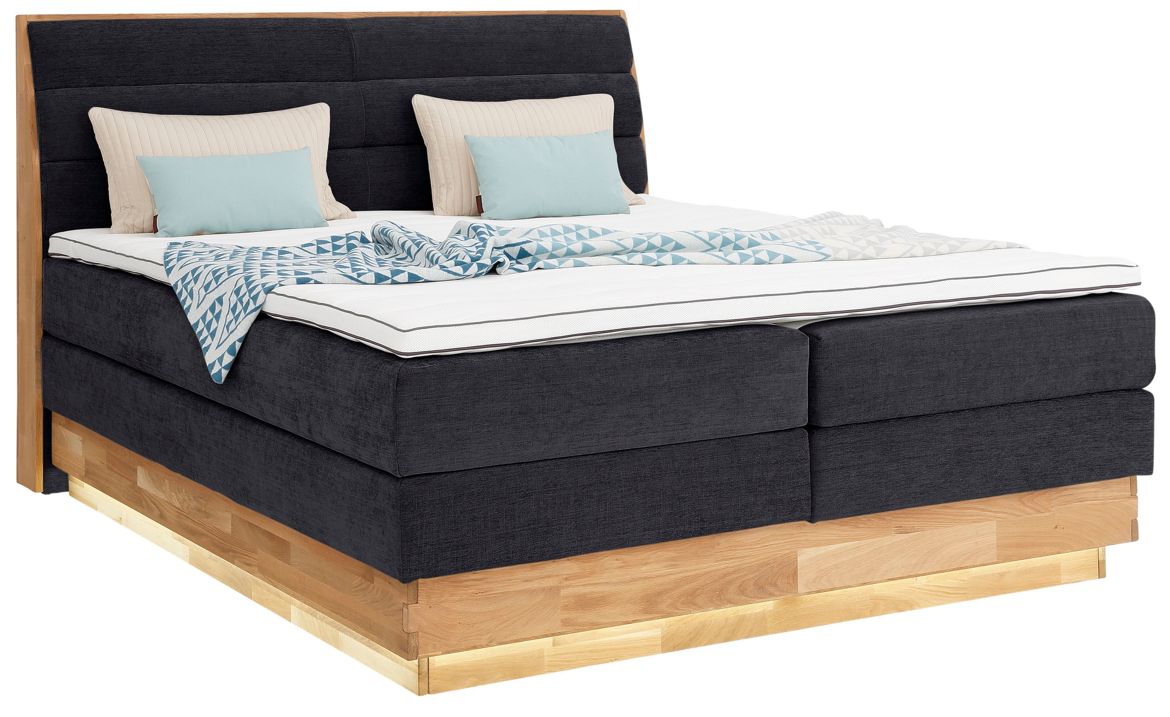 OTTO products Boxspringbett »JENNA in verschiedenen Farben und Breiten erhä günstig online kaufen