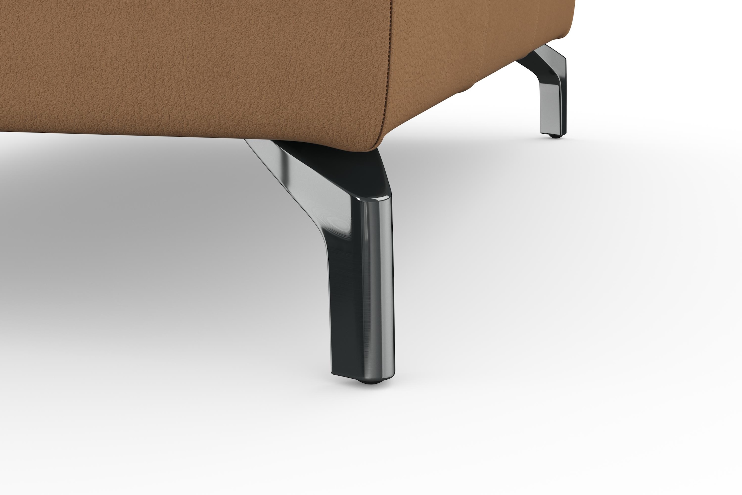 sit&more Hocker »Bendigo«, mit Klappfunktion, Bodenfreiheit 12 cm, wahlweise in 2 Fußfarben