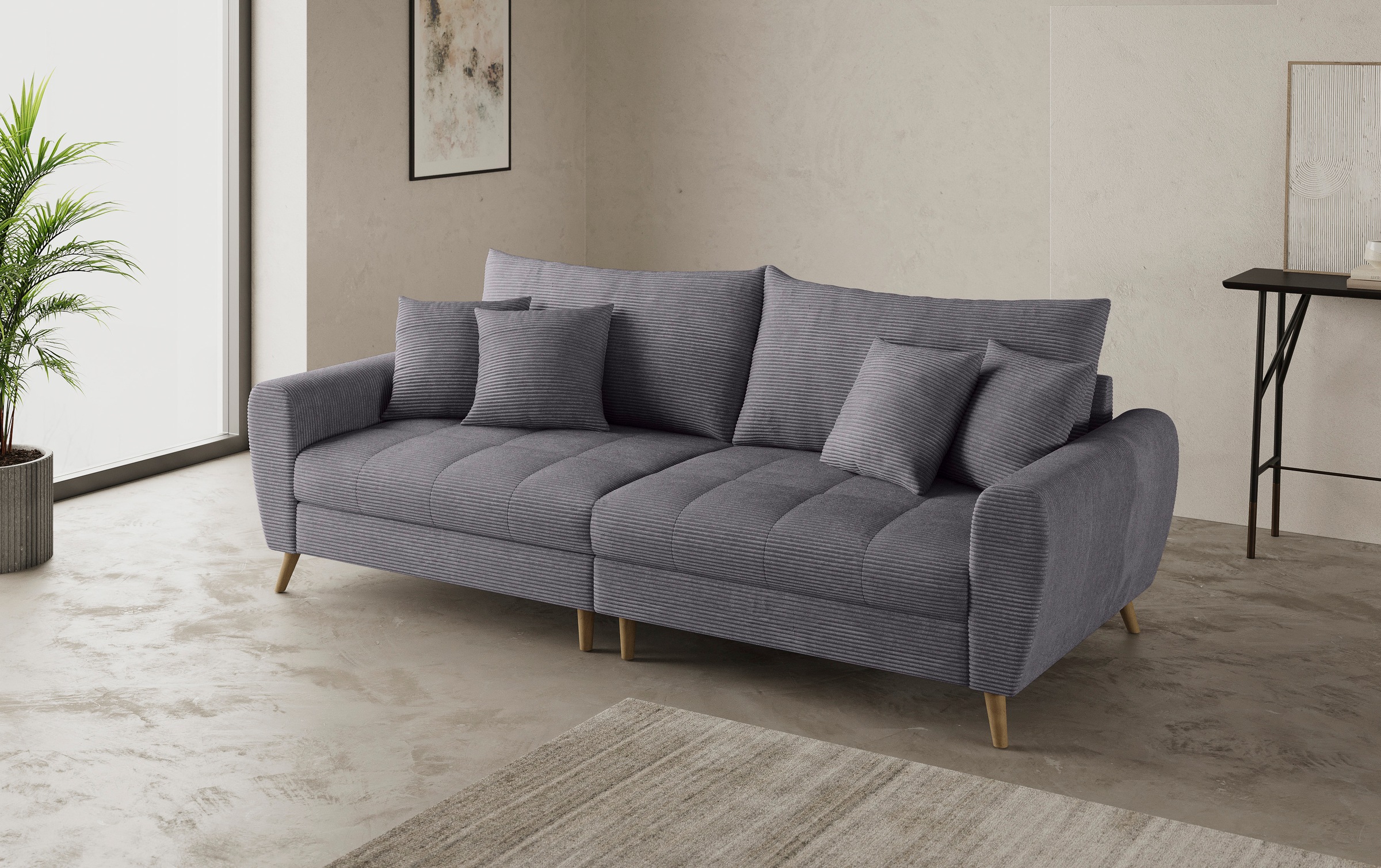 Mr. Couch Big-Sofa "Blackburn II", Mit Kaltschaumpolsterung bis 140 kg bela günstig online kaufen