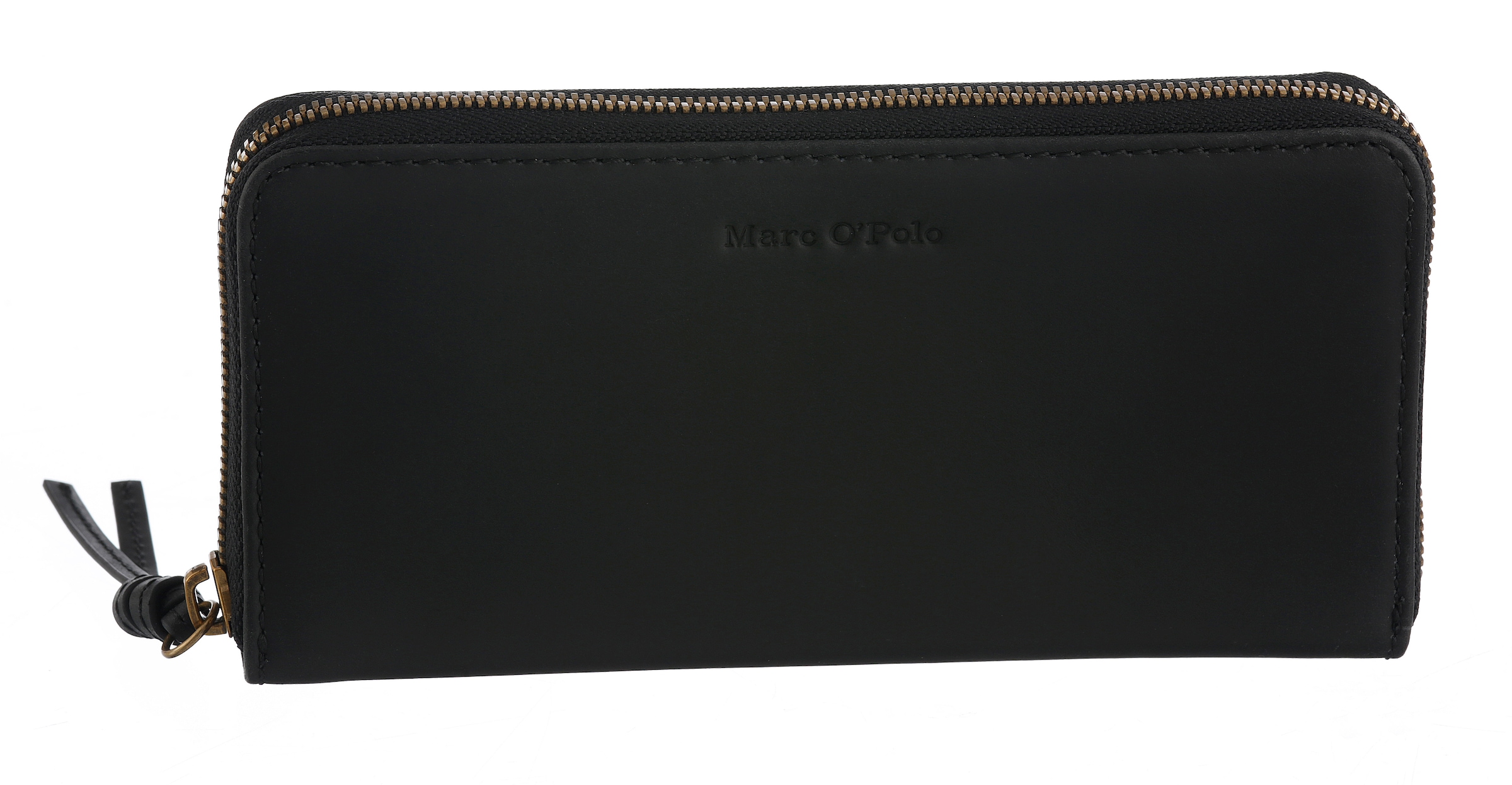 Marc O'Polo Accessories Geldbörse »FINJA«, Geldbeutel, Damen Portemonnaie, Reißverschluss mit Lederanhänger
