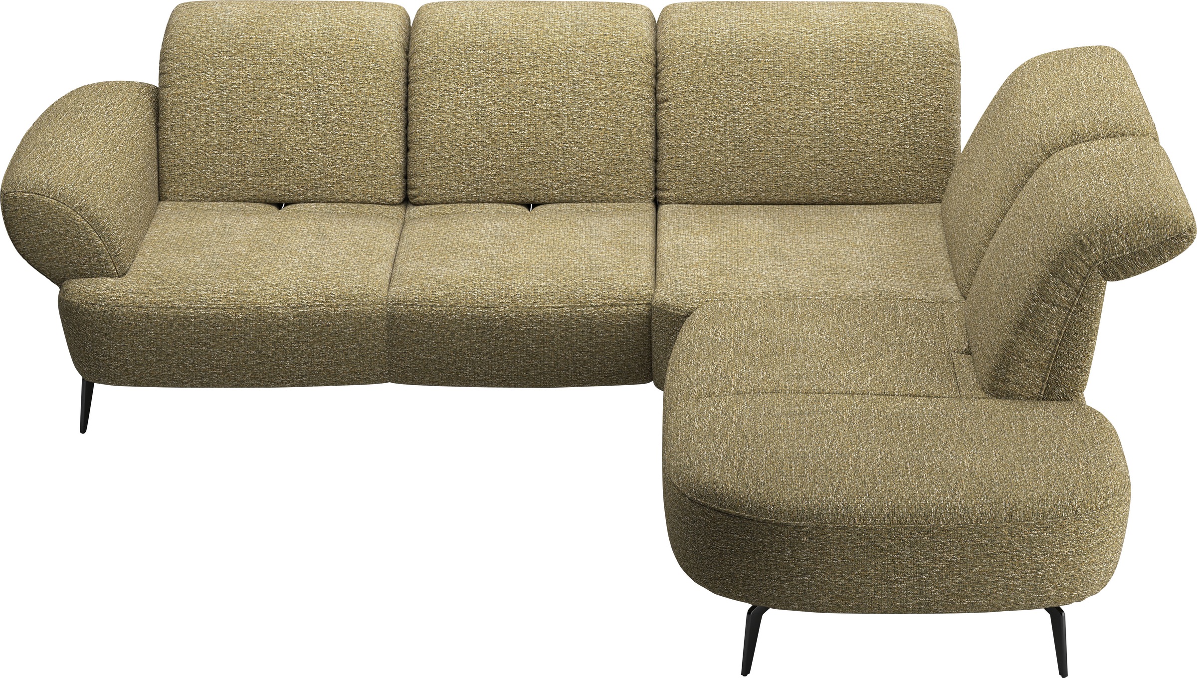 sit&more Ecksofa »Dance«, inkl.System Click&Seat und Sitztiefenverstellung