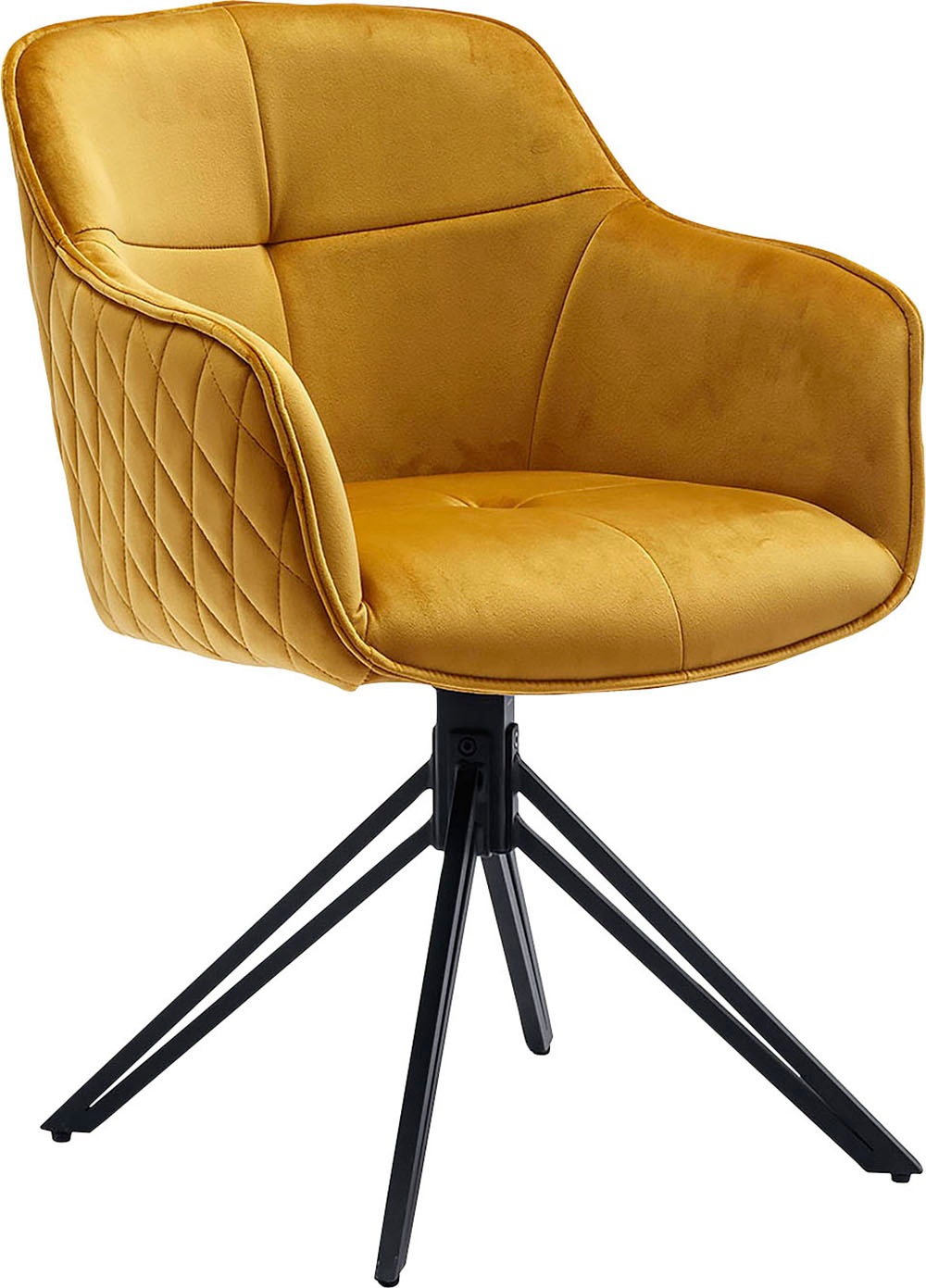 SalesFever Armlehnstuhl »Stilvoller Esszimmerstuhl« () mit 360° Drehfunktio günstig online kaufen