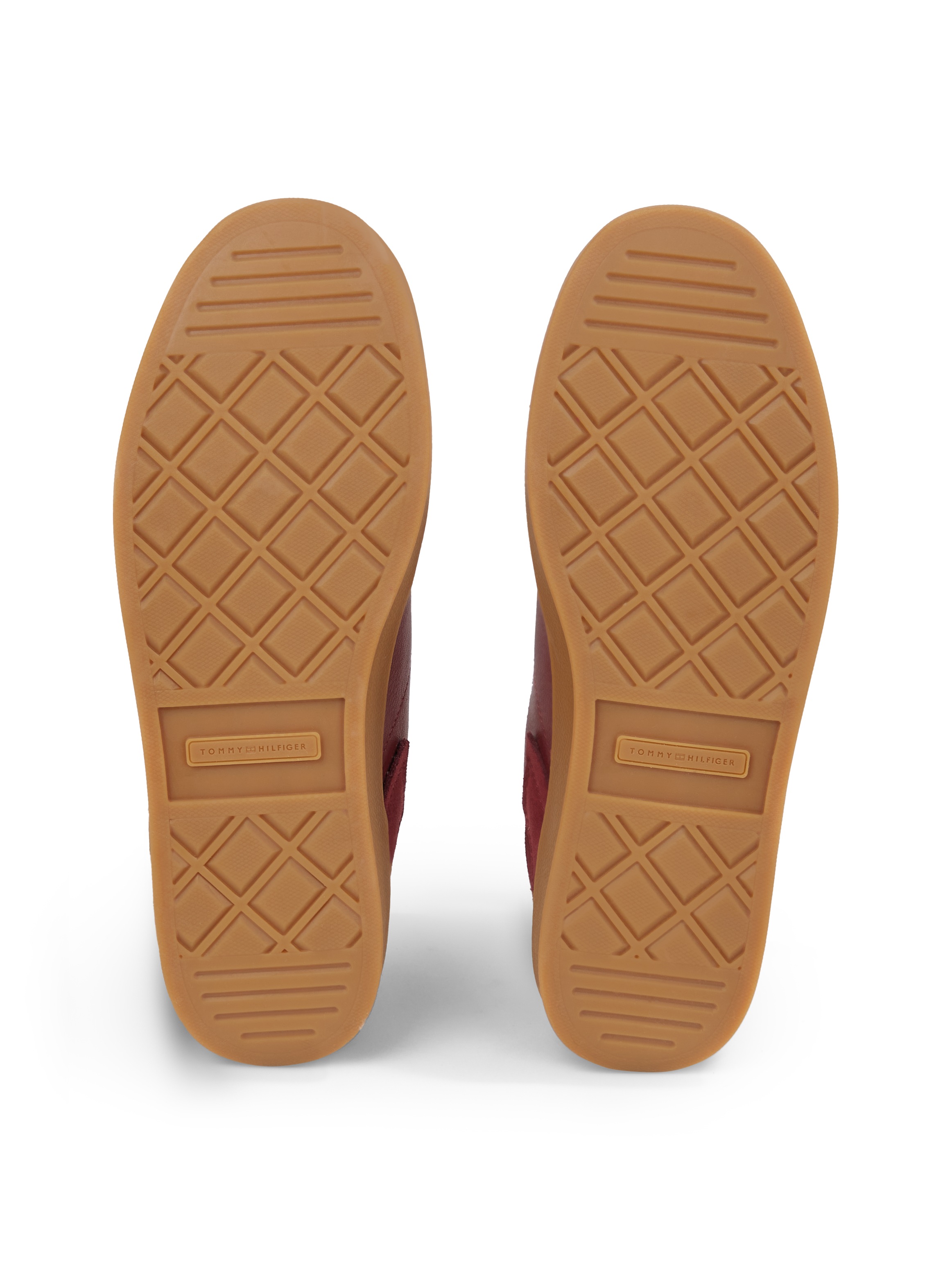 Tommy Hilfiger Plateausneaker »TH HERITAGE COURT SNEAKER LTHR«, Plateau, Schnürschuh, Freizeitschuh, Halbschuh mit TH-Logostickerei