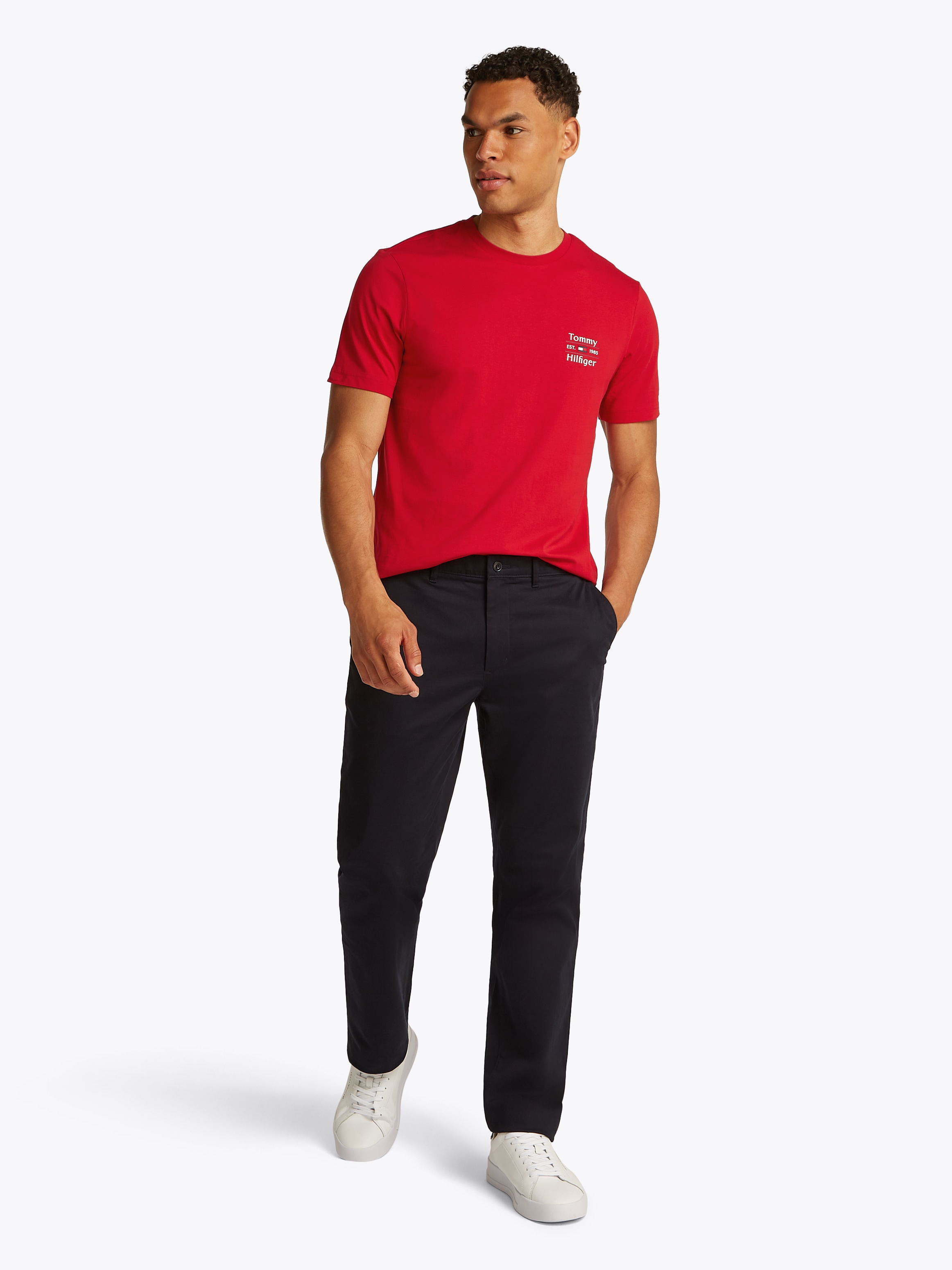 Tommy Hilfiger Rundhalsshirt »HILFIGER STACK TEE«