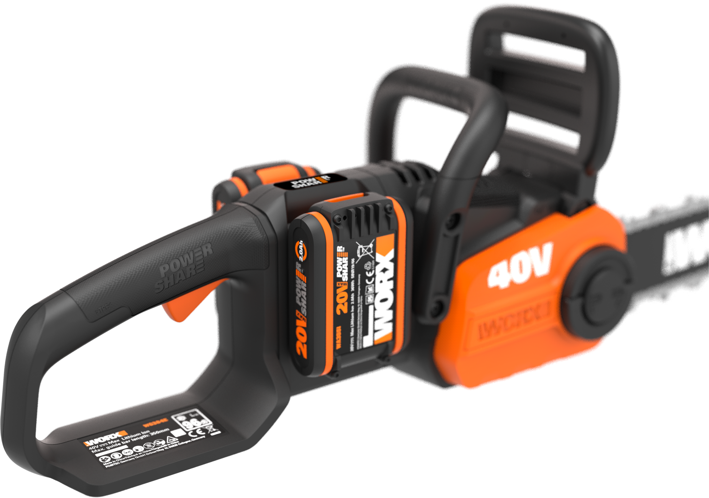 Worx Akku-Kettensäge »WG384E«, inkl. Akku und Ladegerät