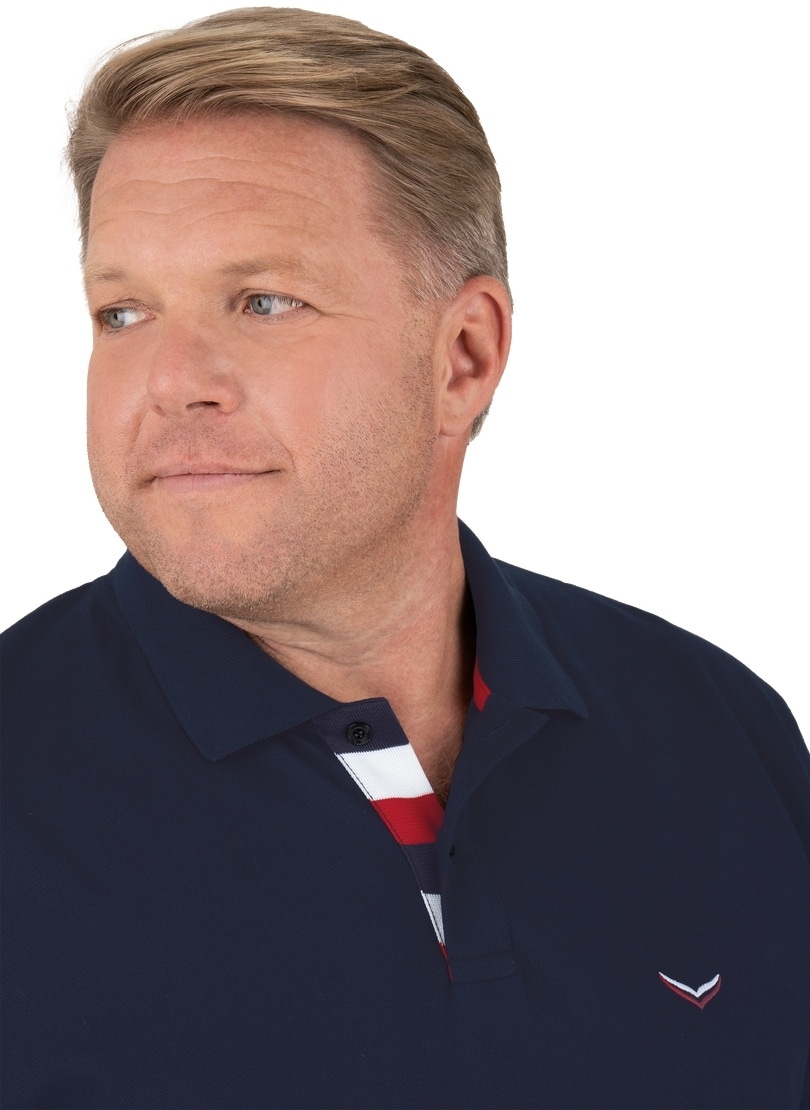 Trigema Poloshirt »TRIGEMA Poloshirt mit dreifarbiger Knopfleiste«, (1 tlg.)