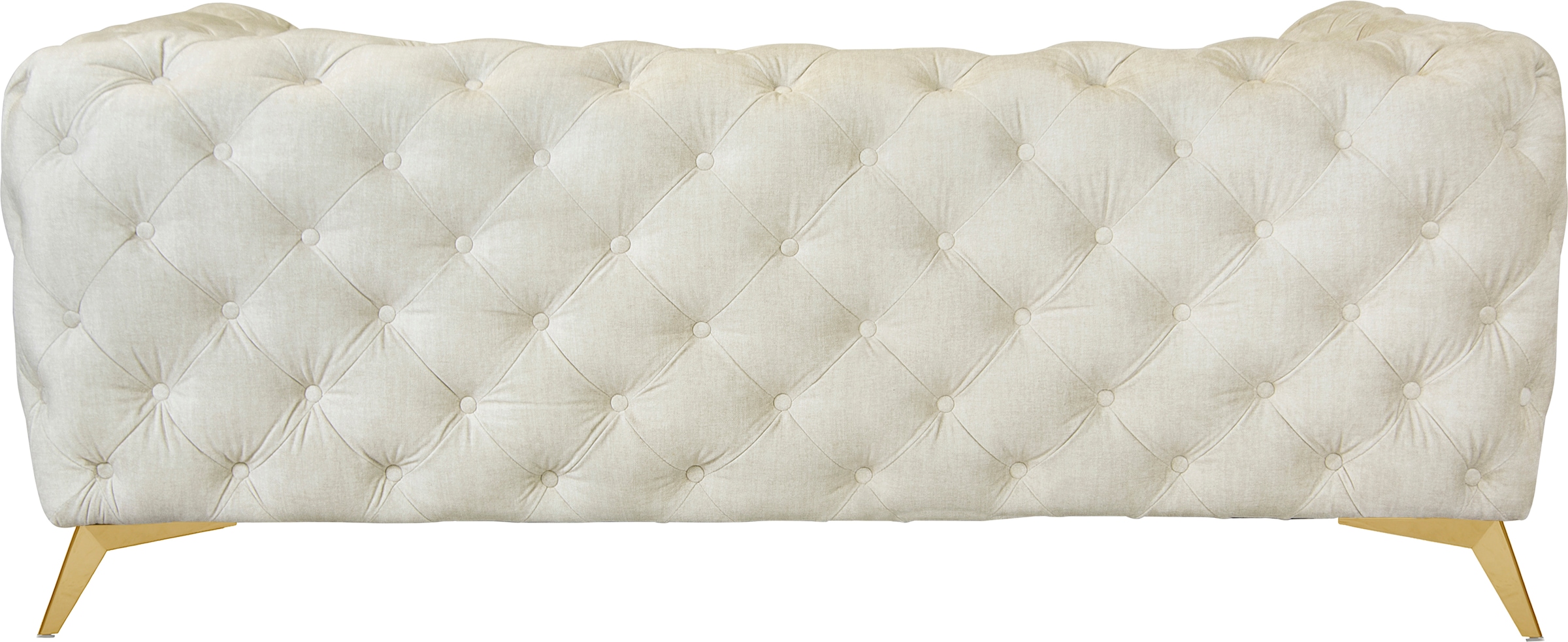 Leonique Chesterfield-Sofa »Glynis«, aufwändige Knopfheftung, moderne Chesterfield Optik, Fußfarbe wählbar