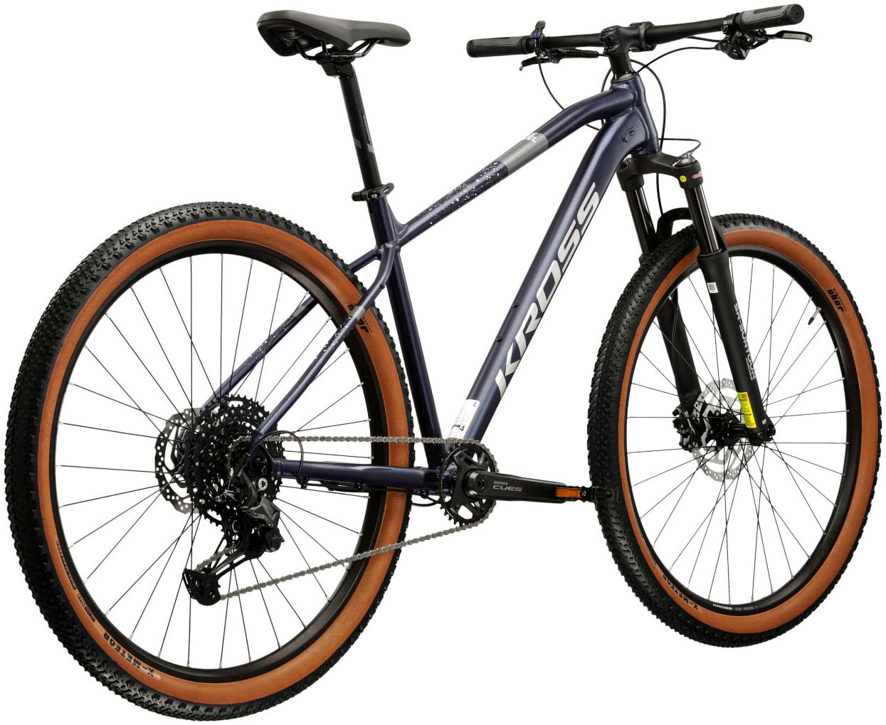 Kross Mountainbike »KROSS Mountainbike Hardtail XC ALU 29" Level 4.0 ULT.RA blau 10 Gänge« 10 Gang Shimano CUES U6000 Schaltwerk Kettenschaltung