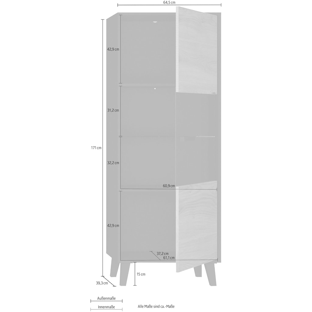 INOSIGN Vitrine »ARTONA«, Ideal für jeden Wohnbereich