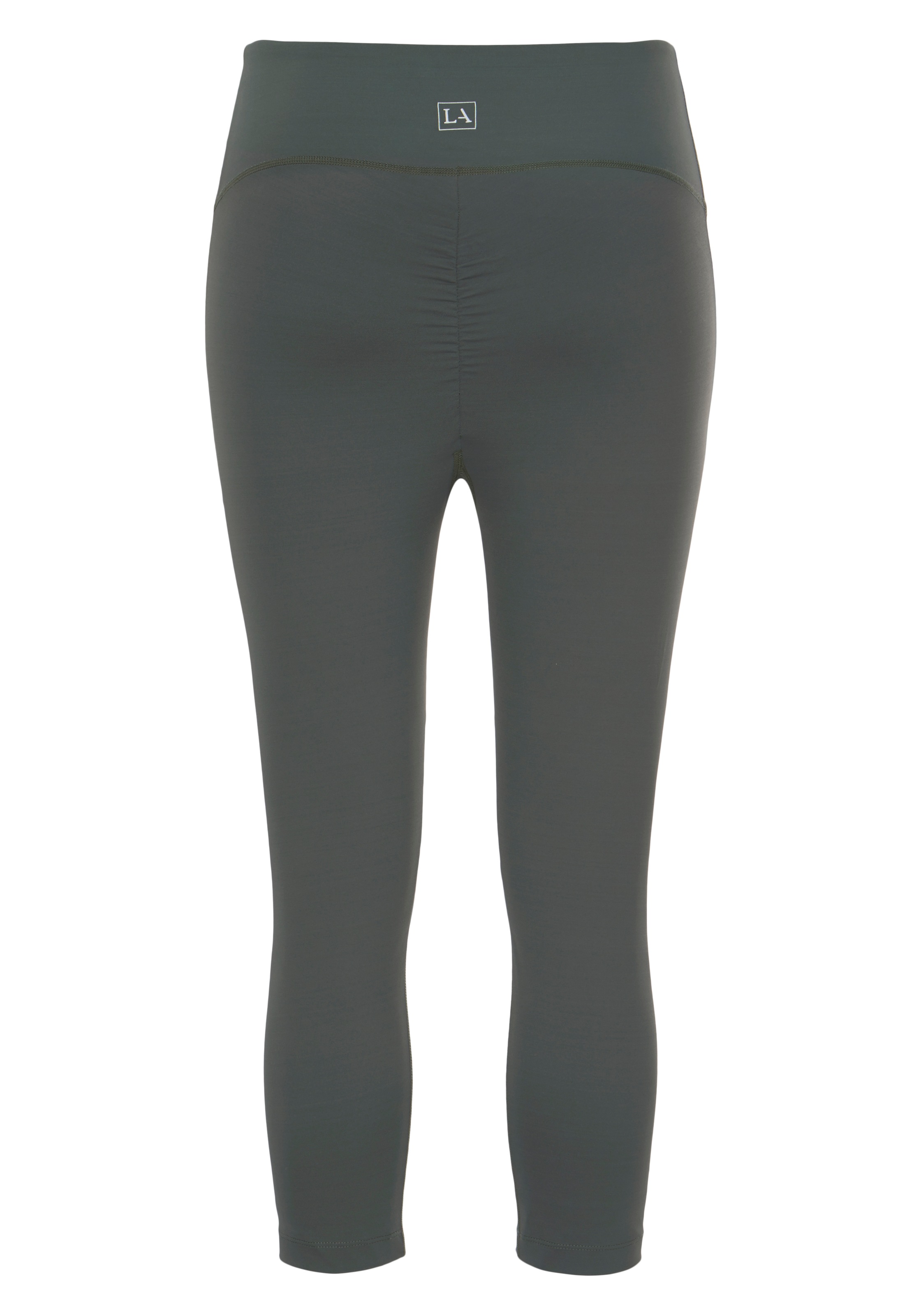 LASCANA ACTIVE Caprileggings, mit kleiner Raffung