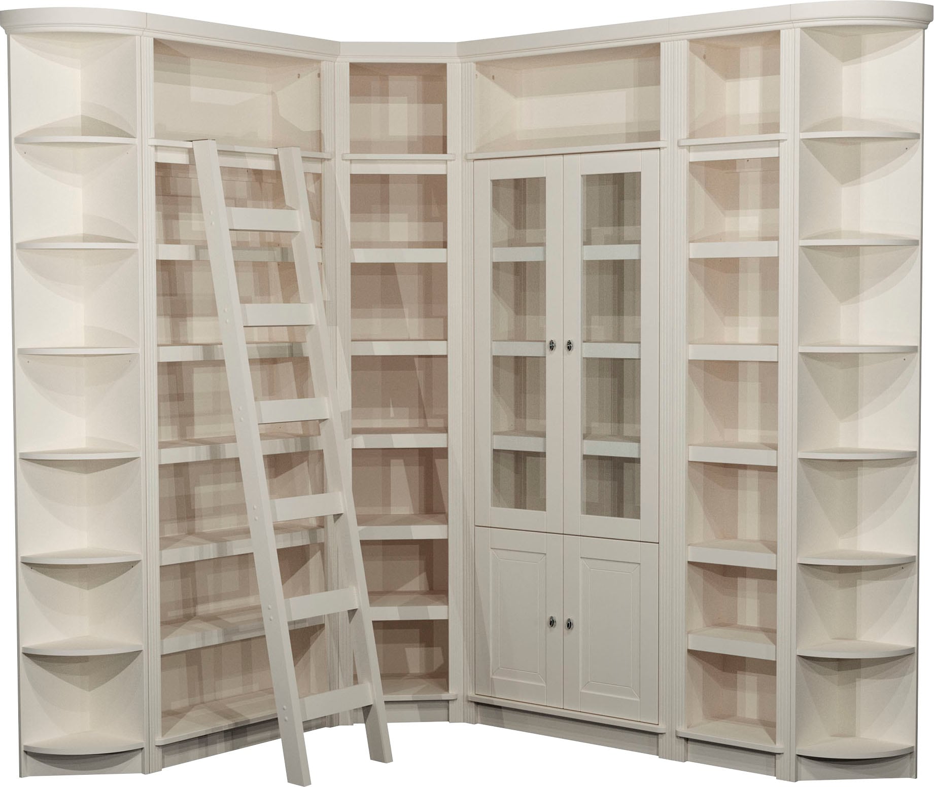 Home affaire Bibliothek »Soeren«, (7 St.), Aus Massiver Kiefer