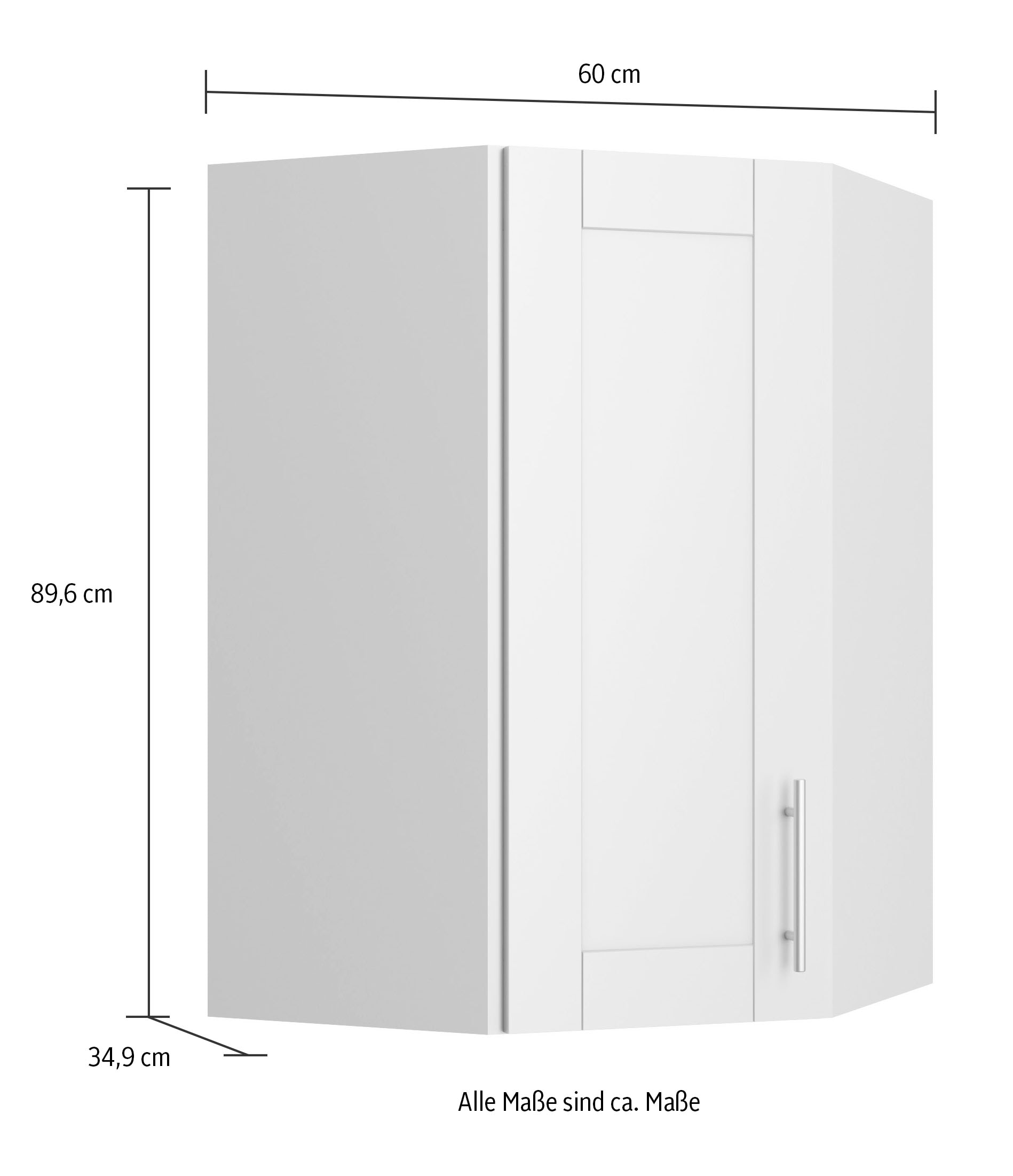 OPTIFIT Eckhängeschrank »Ahus«, Breite 60 x 60cm