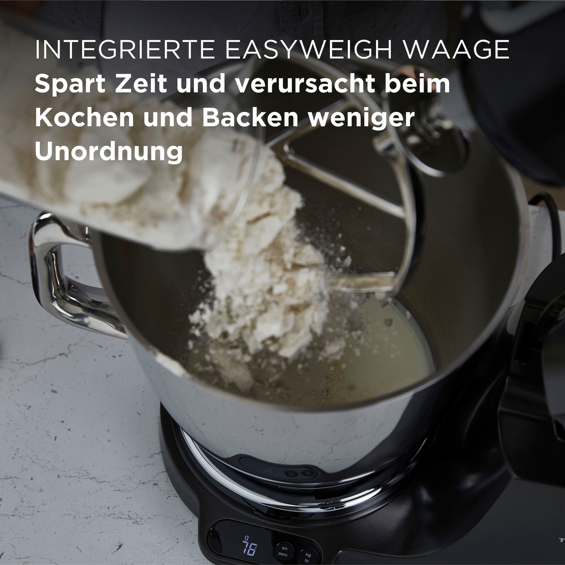 KENWOOD Küchenmaschine »Titanium Chef Baker XL KVL85.004BK, Zubehör, Gratis Wert UVP 319,-"«, Gratis: Mixaufsatz KAH359GL+Schnitzelwerk AT340