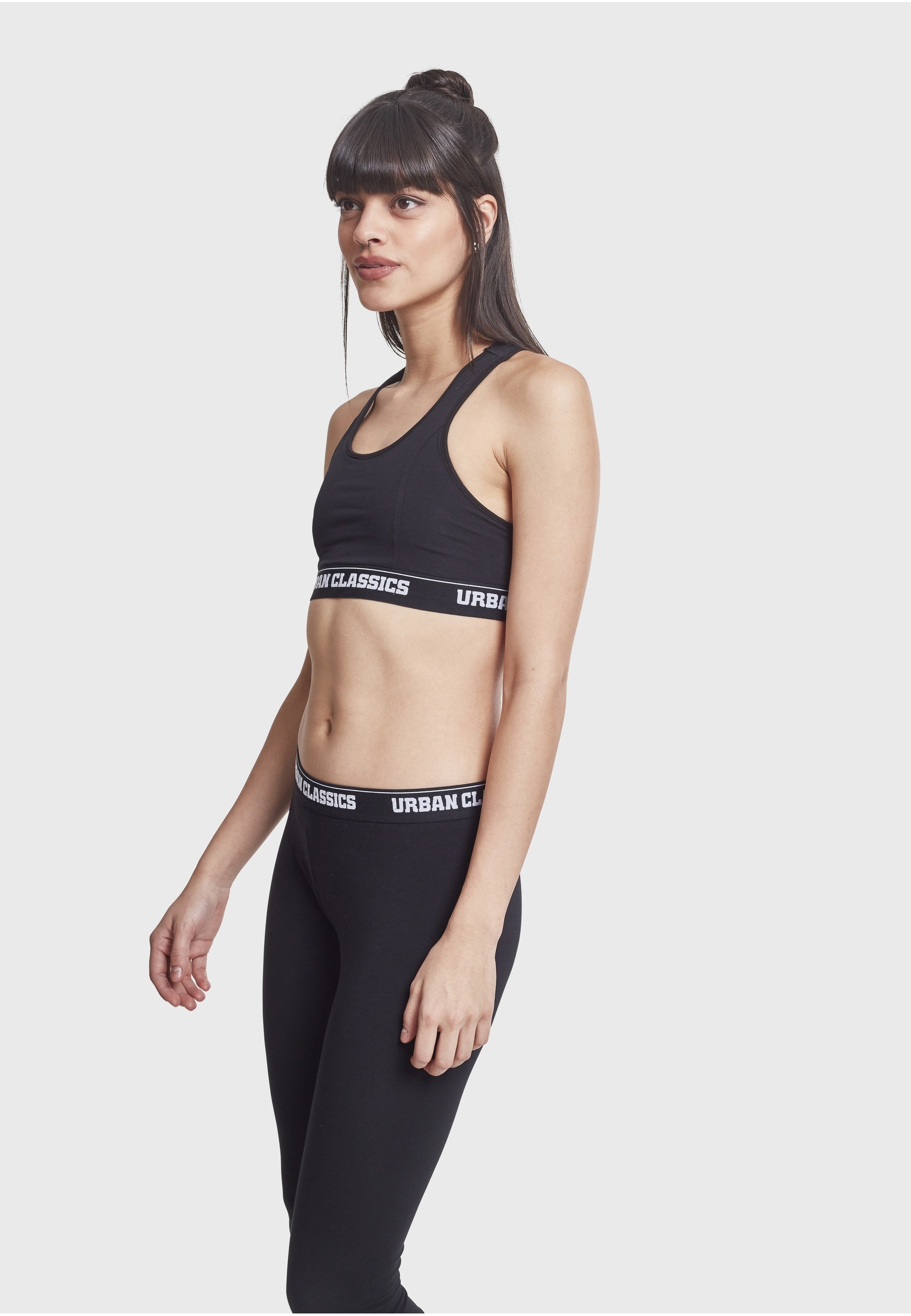 URBAN CLASSICS T-Shirt-BH »Urban Classics Damen Ladies Logo Bra«