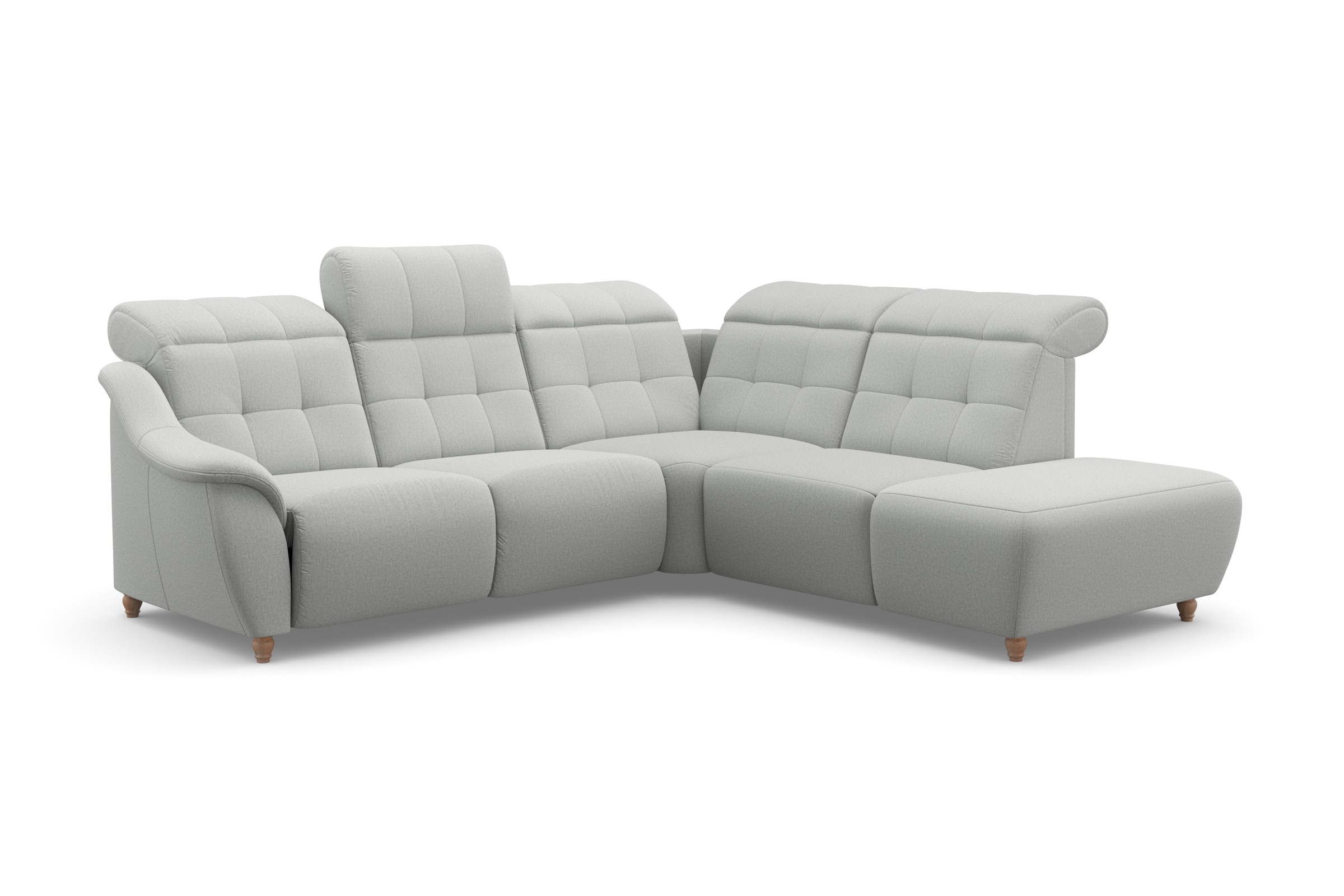 Home affaire Ecksofa »Boston L-Form« Kopfteilverstellung an jeder Sitzfläche, wahlweise Relaxfunktion