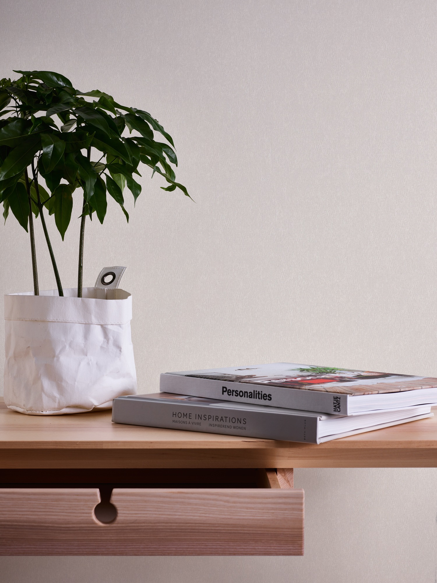 A.S. Création Vliestapete »Attractive 2 Mustertapete« gemustert | matt | neutral glatt Unitapete glatt Hellgrau einfarbig Tapeten Wohnzimmer modern Design
